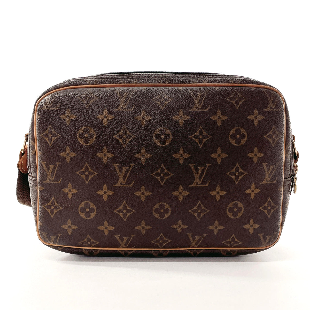 LOUIS VUITTON Shoulder Bag Monogram canvas Brown Reporter PM
