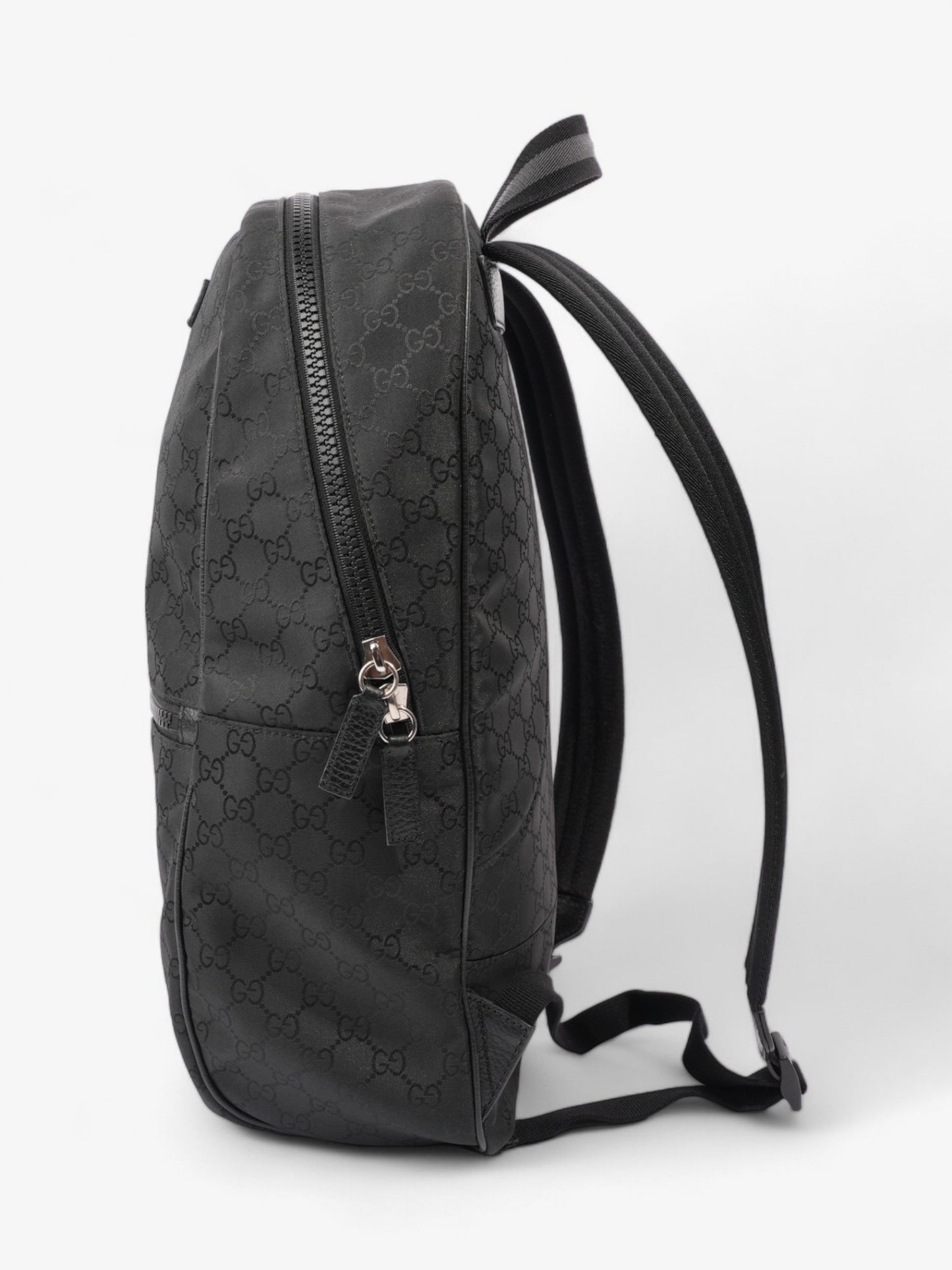 Gucci Double Zip Backpack GG Supreme Nylon