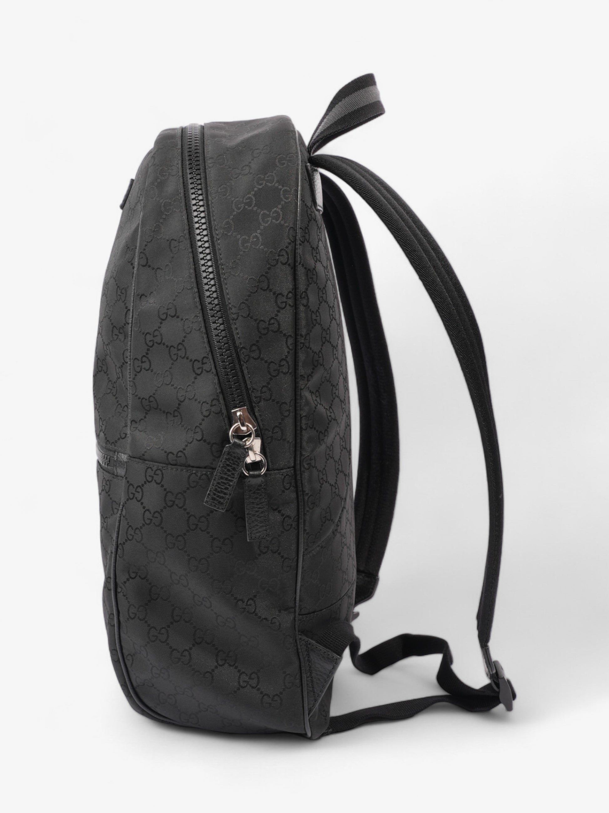 Gucci Double Zip Backpack GG Supreme Nylon