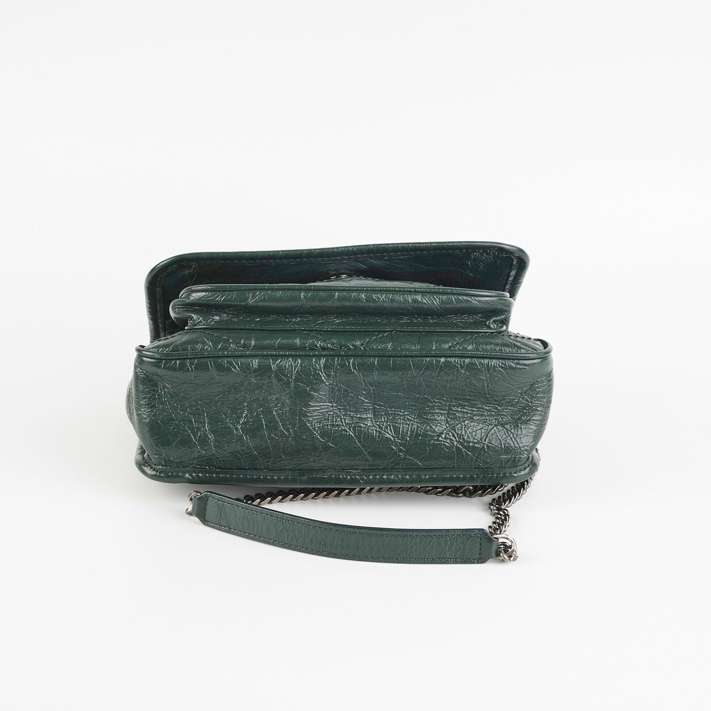 Saint Laurent Niki Baby Green Shoulder Bag