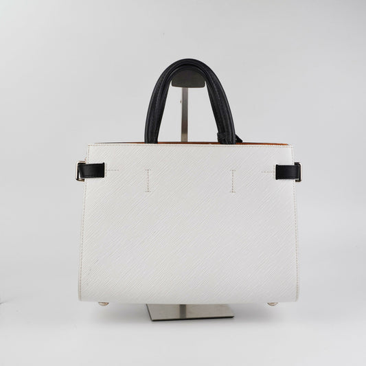 Louis Vuitton White Epi Twist Tote