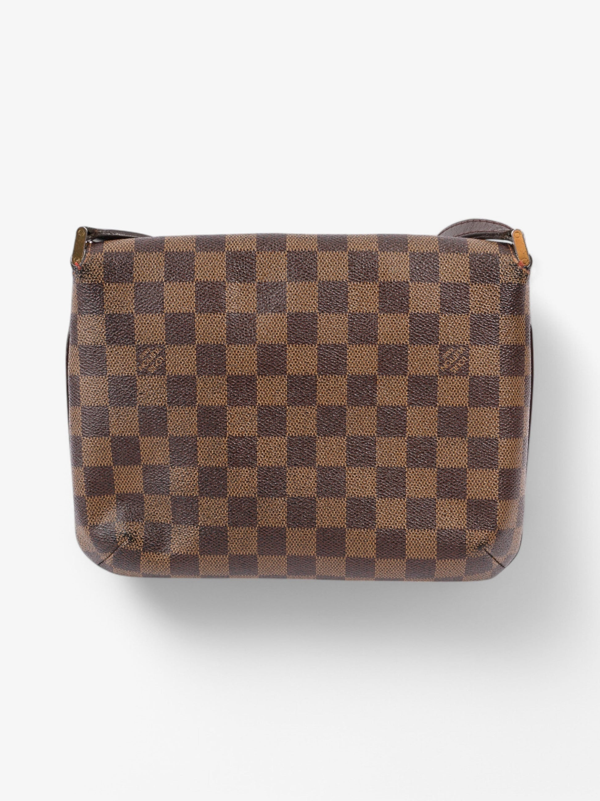 Louis Vuitton Musette Tango Damier Ebene Coated Canvas
