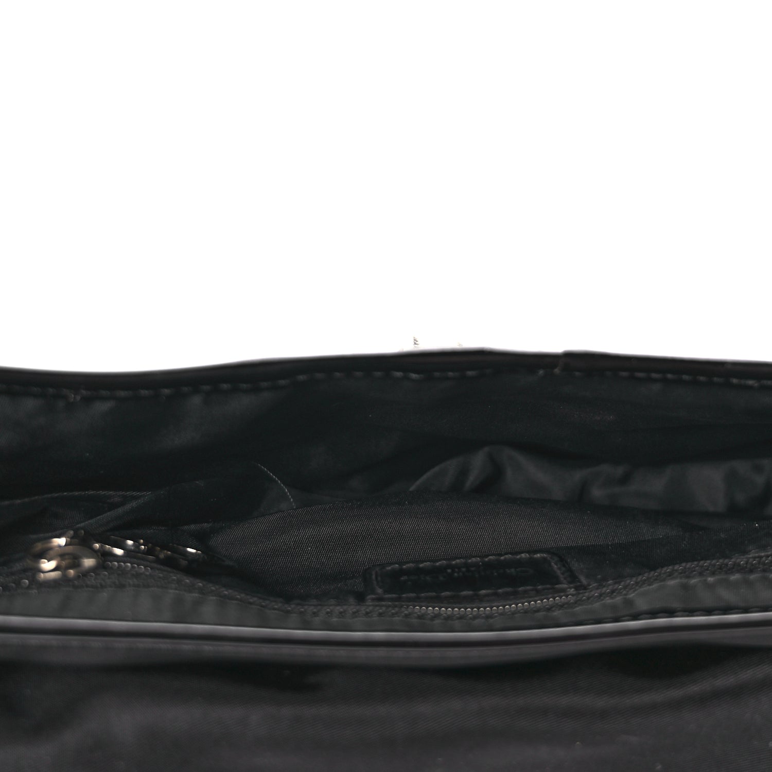 Christian Dior Nylon Saddle Bag Black