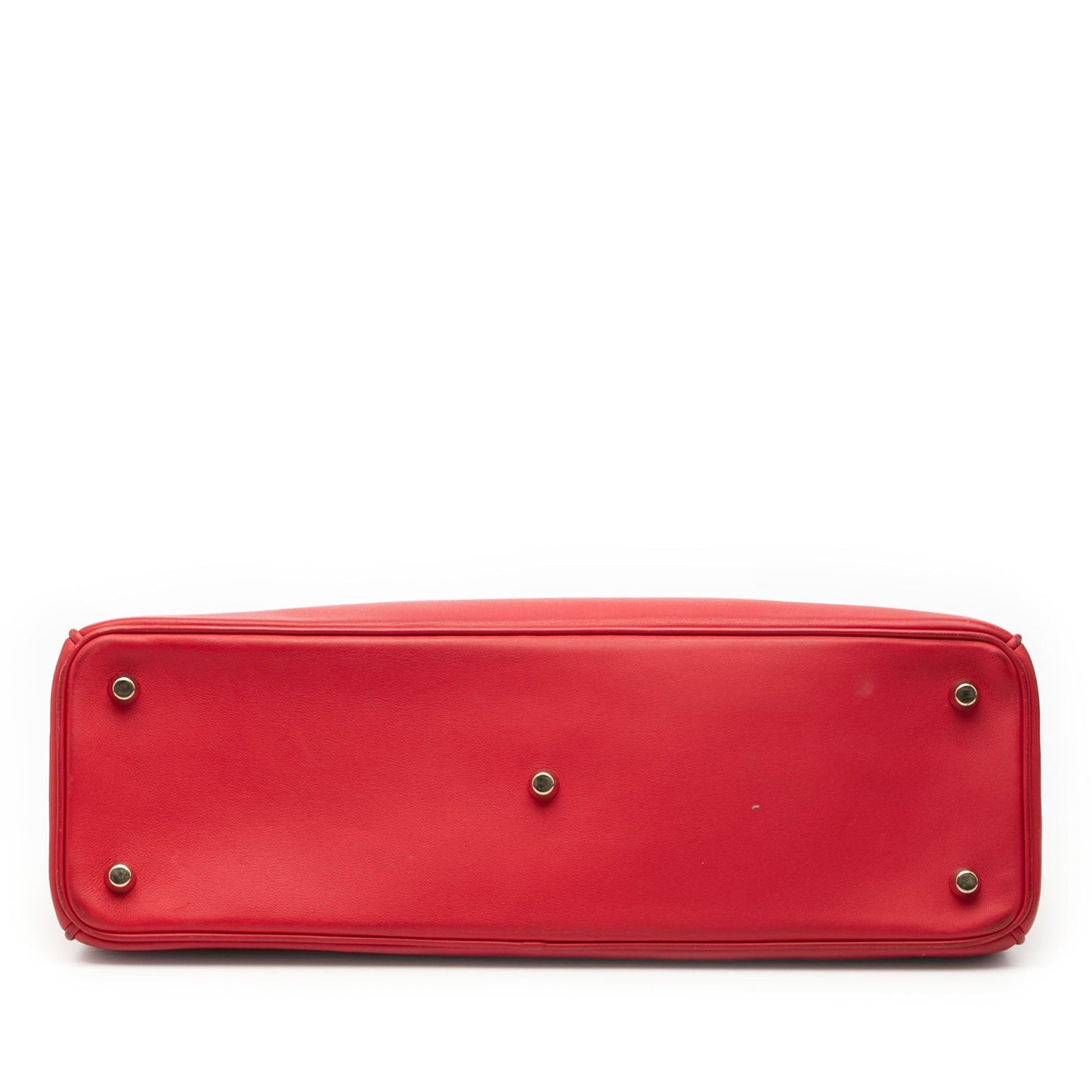 Red Dior Large Smooth Calfskin Diorissimo Satchel