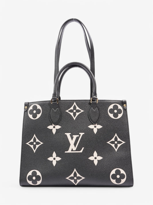 Louis Vuitton Onthego Tote bag Black / Beige Leather