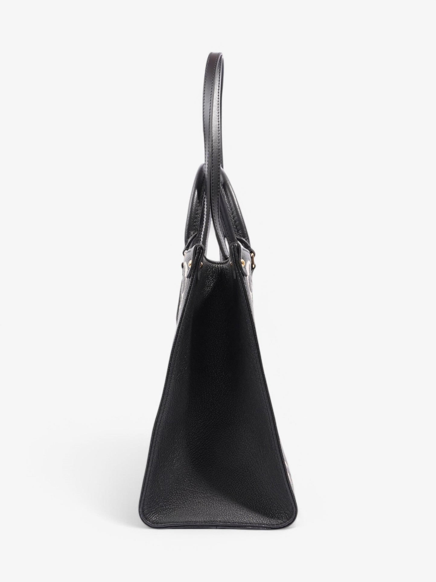 Louis Vuitton Onthego Tote bag Black / Beige Leather