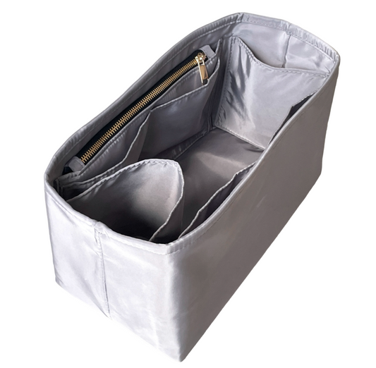 [Fendi Peekaboo X-Lite Large] Waterproof Nylon Bag Organizer - Customized Purse Insert, Tote Liner Protector, Handbag Organiser (Type D, Single Zip)