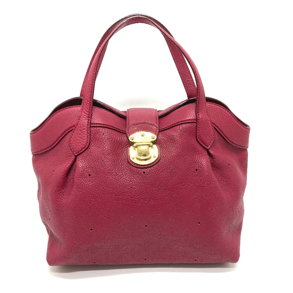 LOUIS VUITTON Handbag monogram mahina leather Red Monogram Mahina Thiells PM