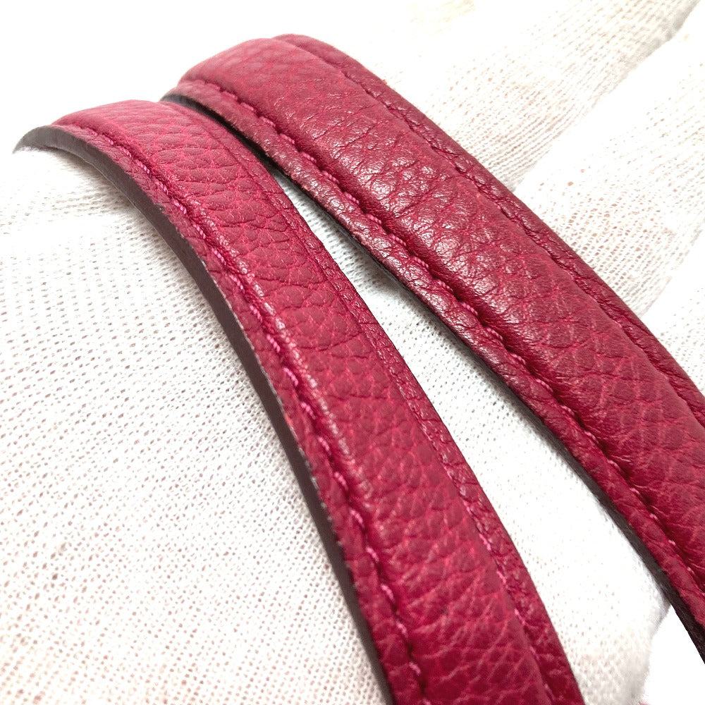 LOUIS VUITTON Handbag monogram mahina leather Red Monogram Mahina Thiells PM