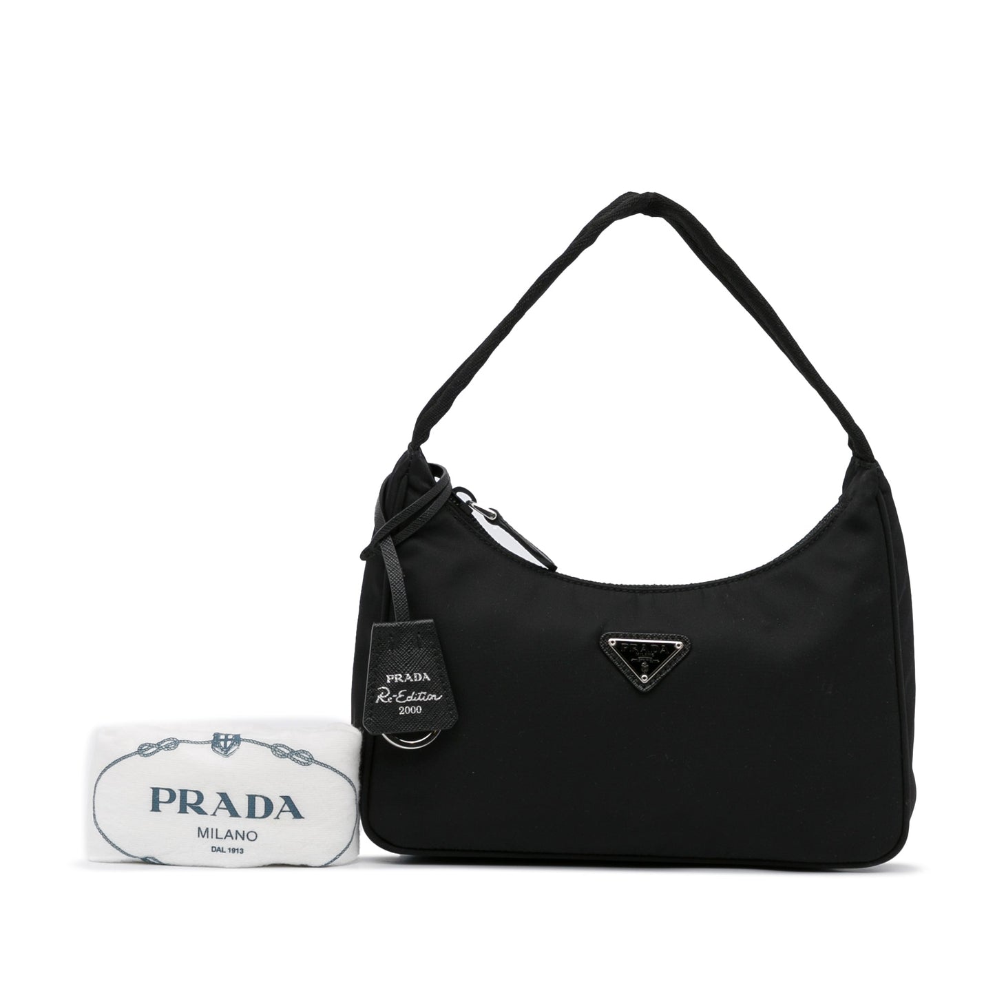 Prada Re-Edition Mini Black Nylon Luxury Handbag