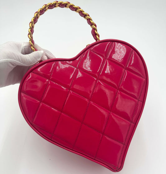 Chanel 1995 Barbie Barbie/Pink Heart Vanity Bag