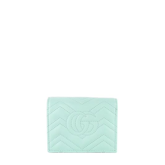 Gucci GG Marmont Mini Card Case on Chain Leather Bag