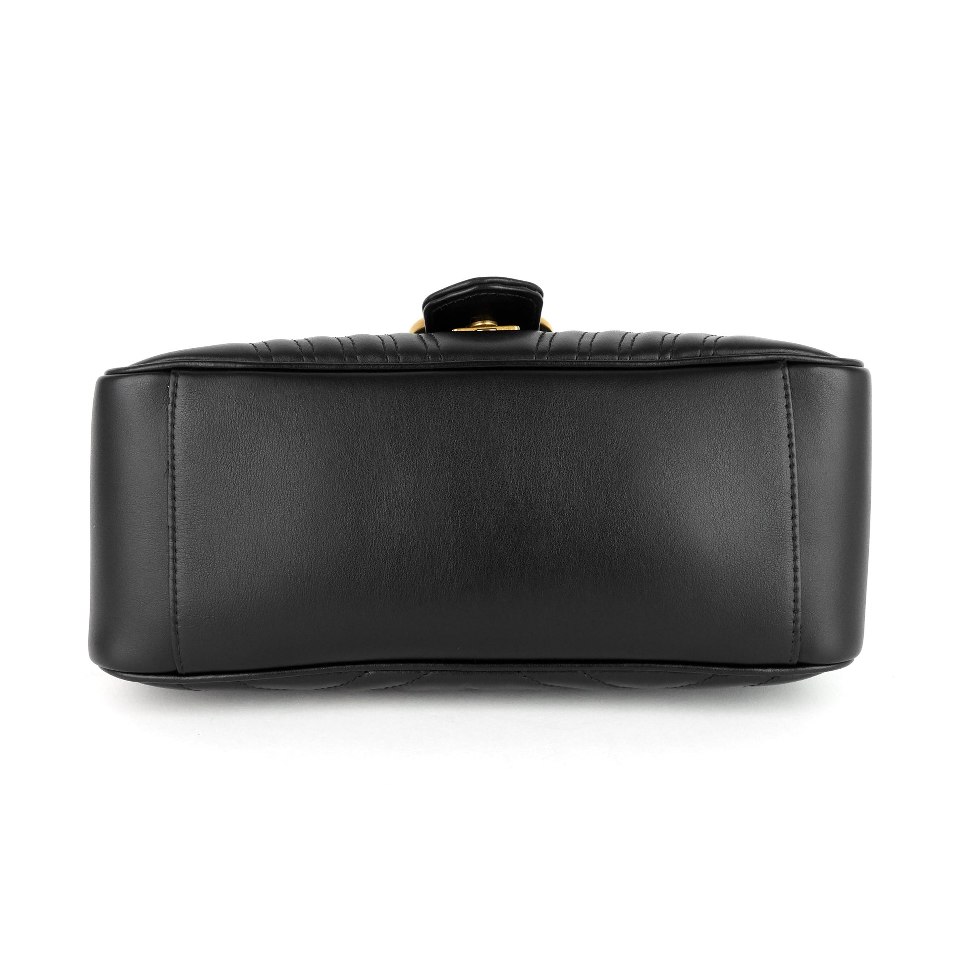Gucci GG Marmont Small Matelass? Calfskin Top Handle Shoulder Bag