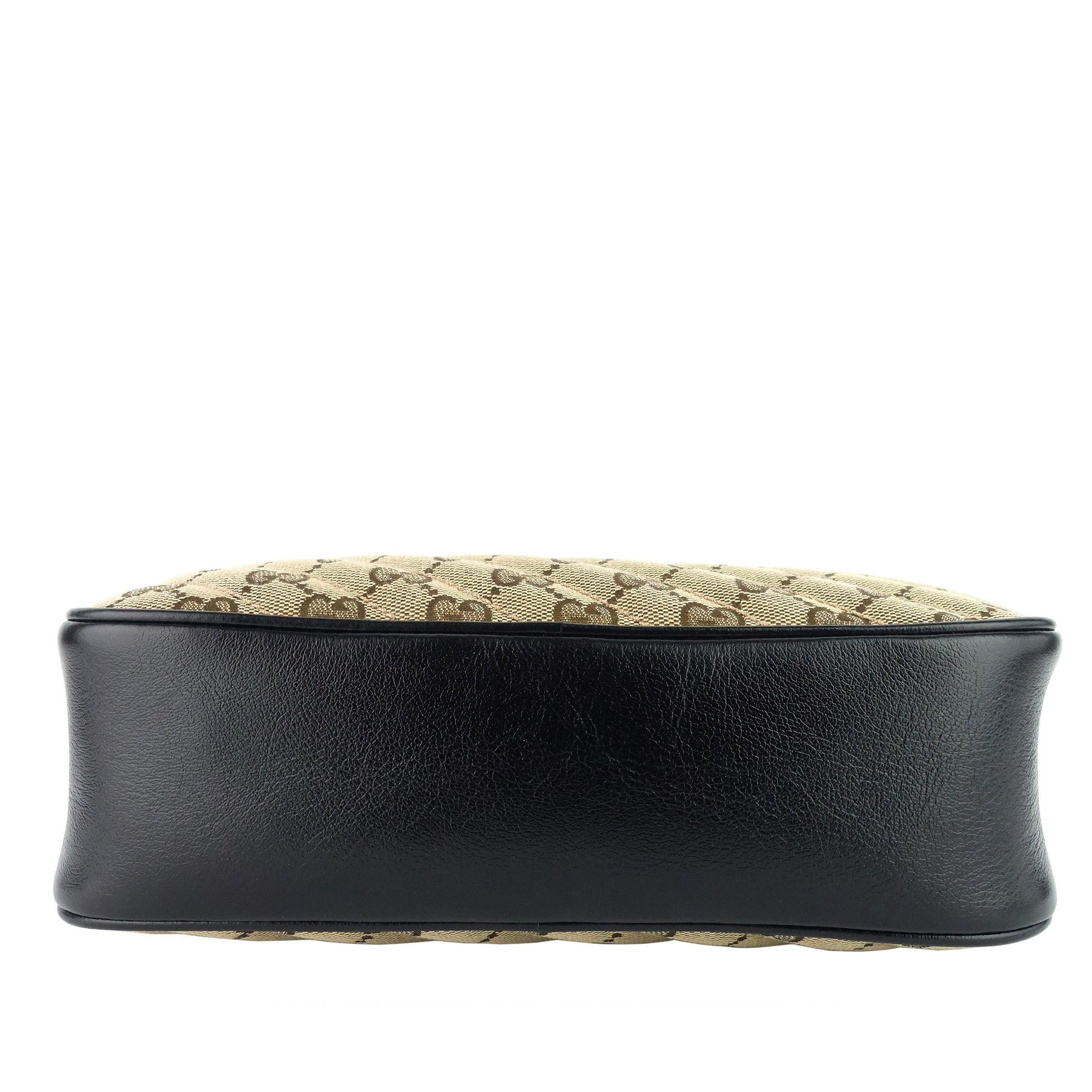 Gucci Marmont Small Monogram Canvas Chain Shoulder Bag
