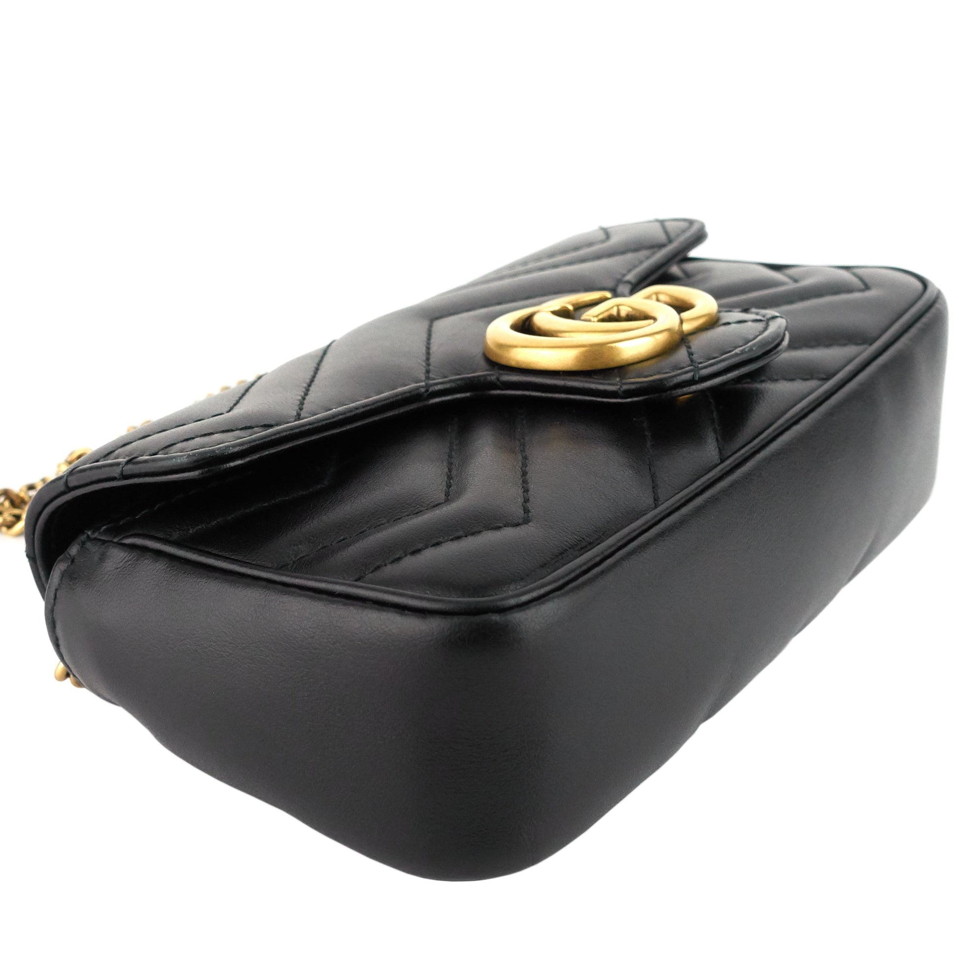 Gucci Marmont Super Mini Calfskin Leather Bag