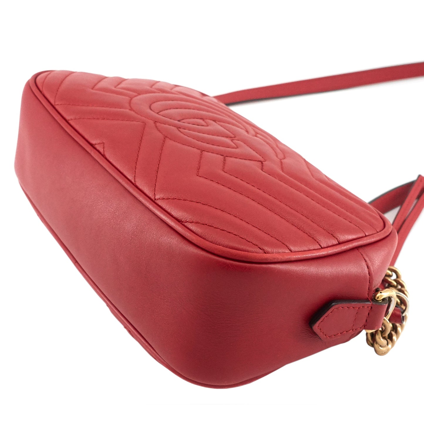 Gucci GG Marmont Small Matelass? Calfskin Shoulder Bag