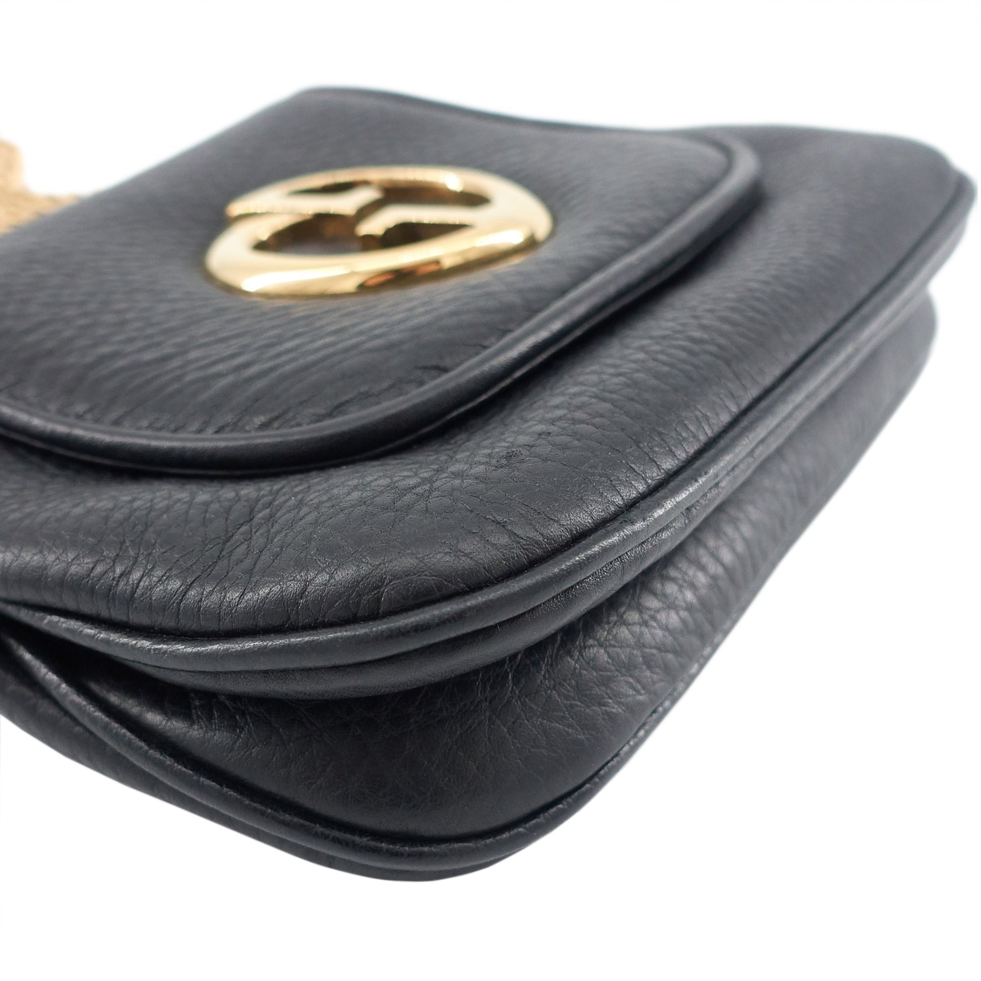 Gucci 1973 Chain Small Leather Bag