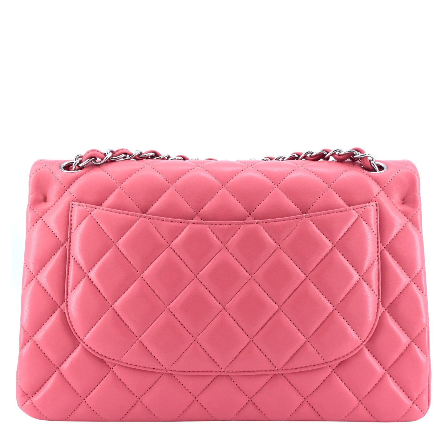 Chanel Classic Jumbo Double Flap Lambskin Leather Bag