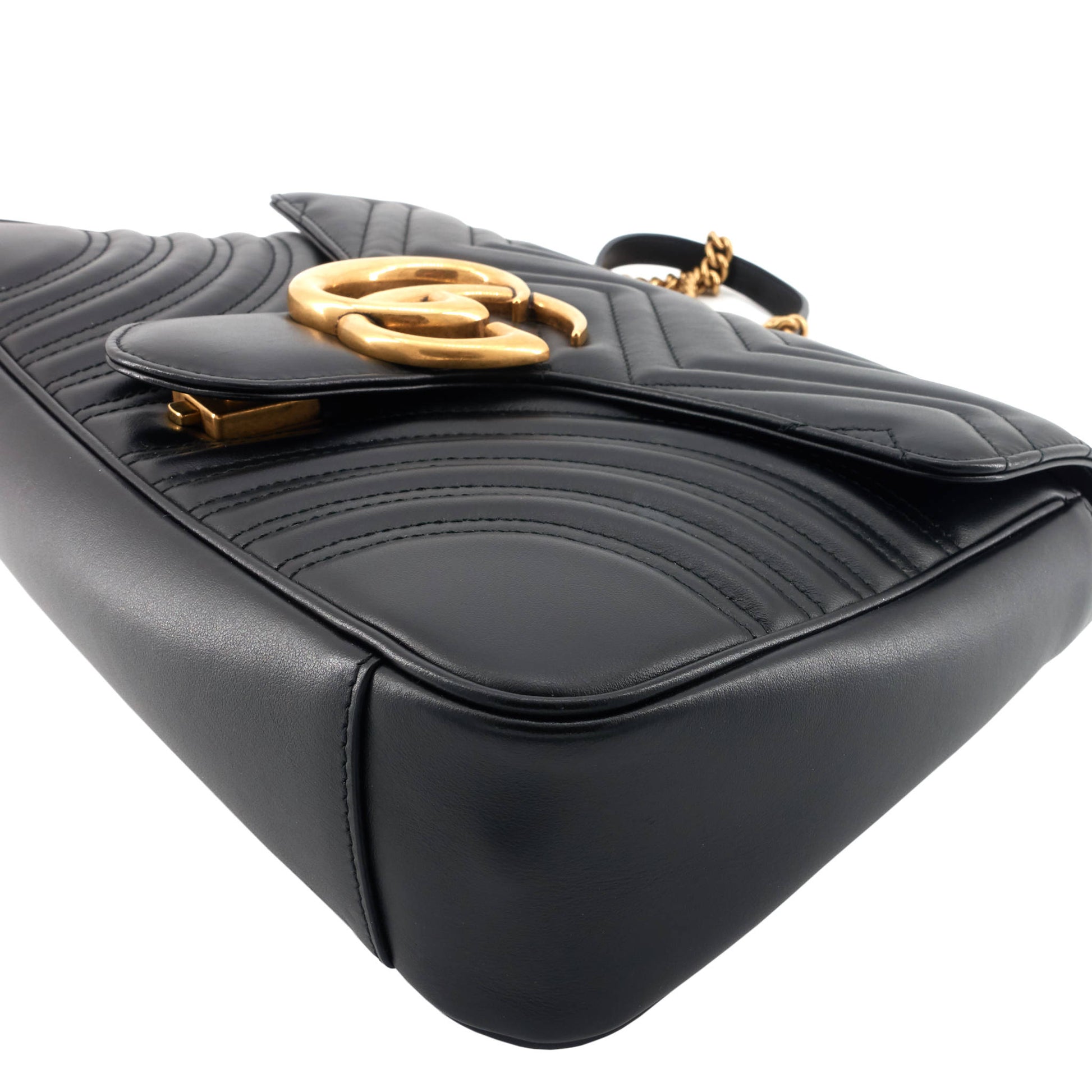 Gucci Marmont Medium Matelass? Leather Shoulder Bag