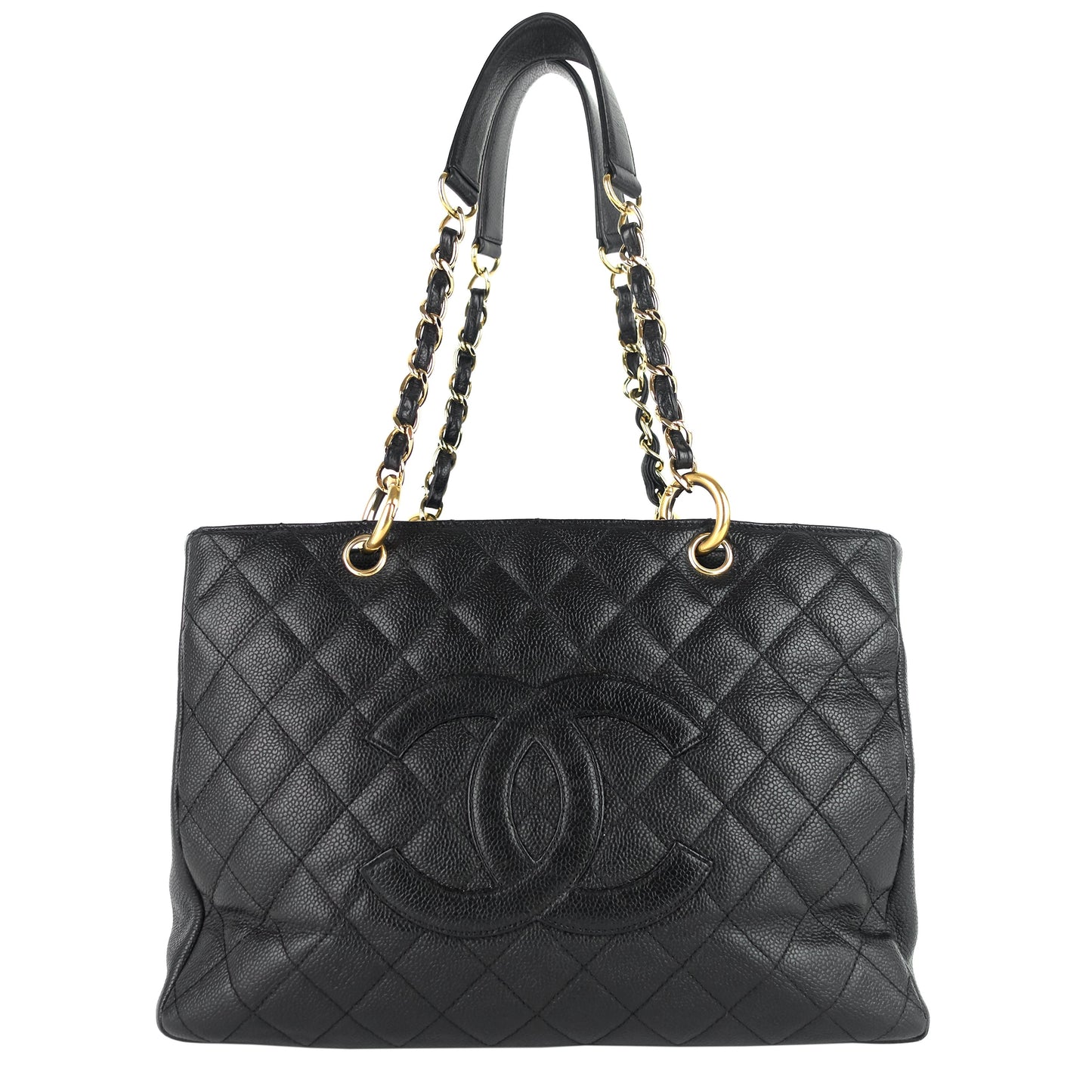 Chanel Grand Shopping Tote GST Caviar Leather Bag