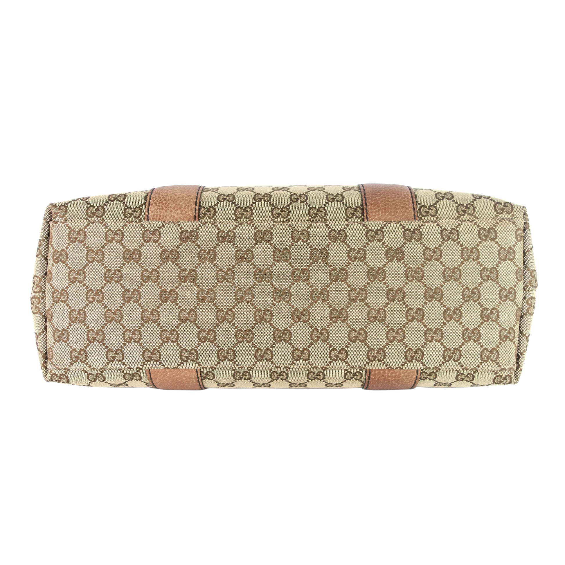Gucci Libeccio Bamboo Bar Medium Canvas Tote Bag