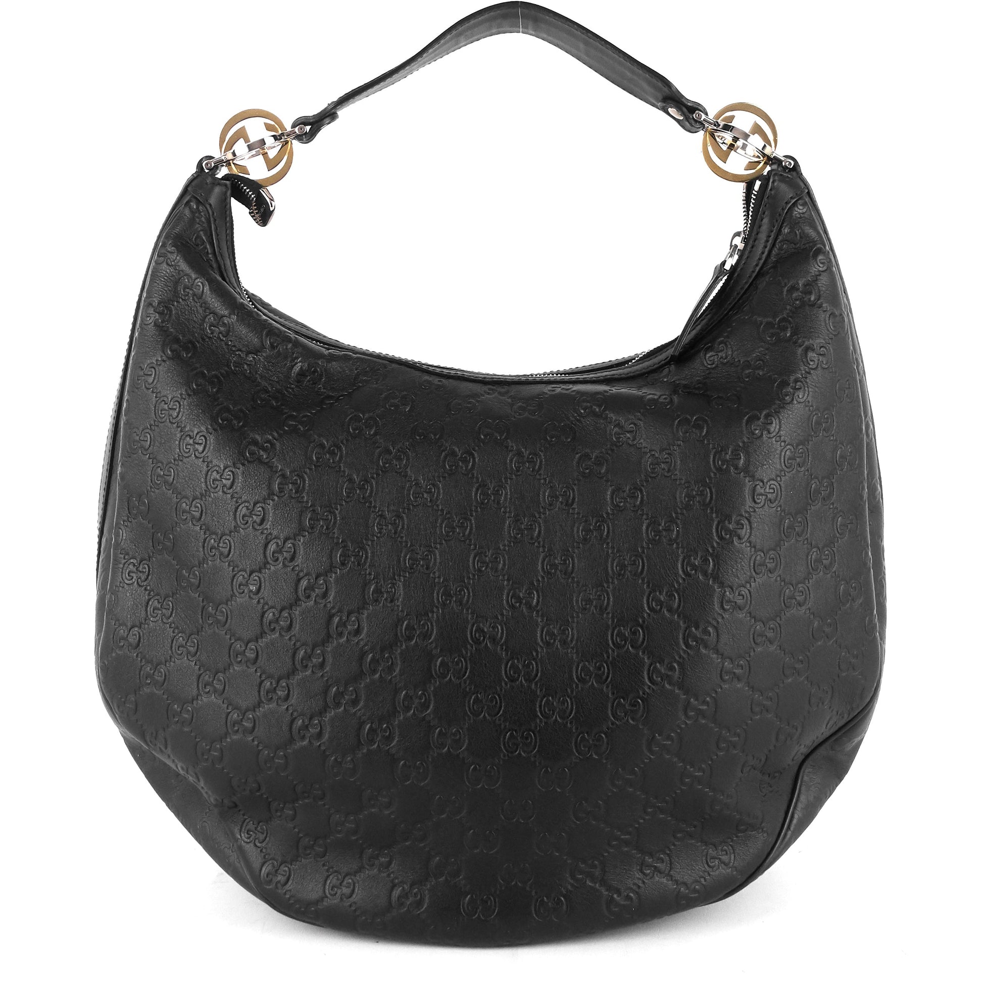 Gucci GG Twins Guccissima Leather Hobo Bag