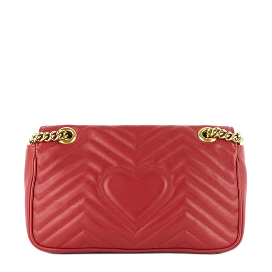 Gucci GG Marmont Small Matelass? Calfskin Leather Shoulder Bag