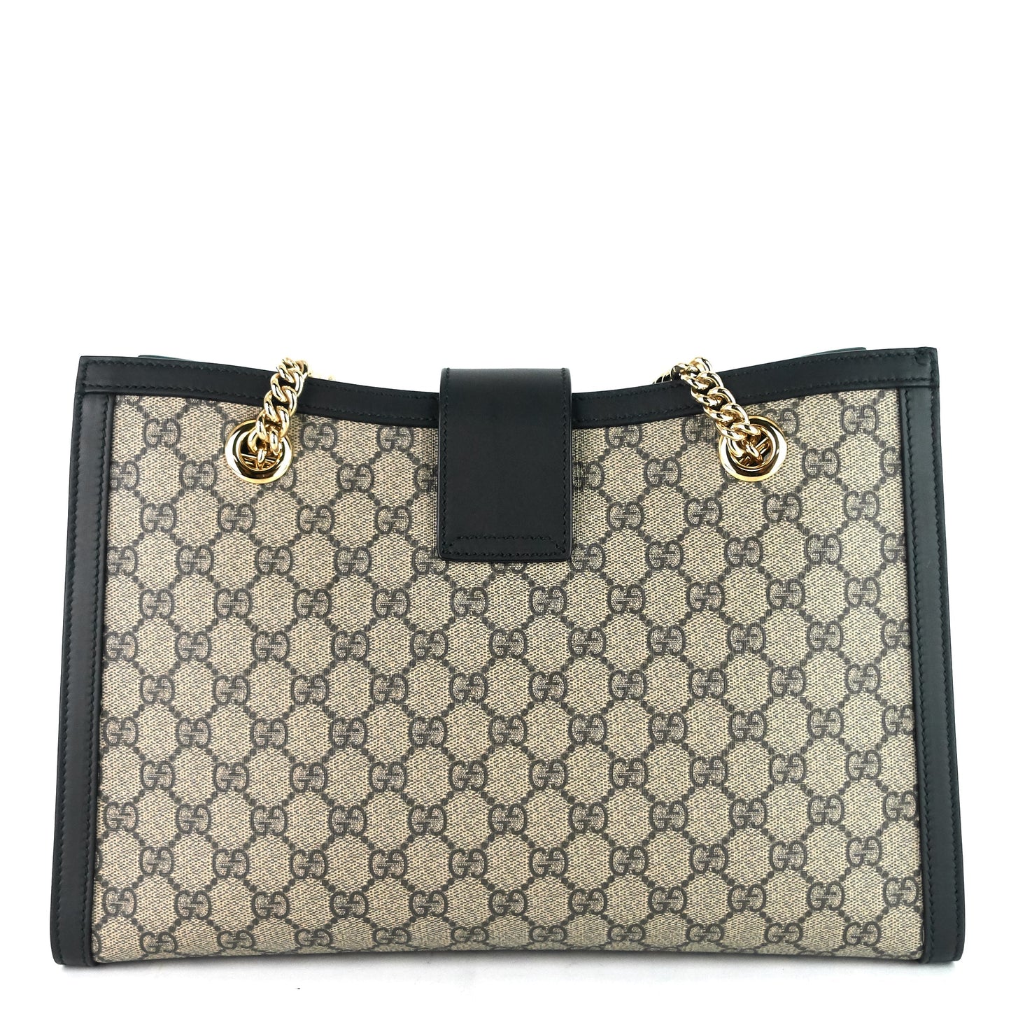 Gucci Medium Supreme GG Canvas Padlock Shoulder Bag