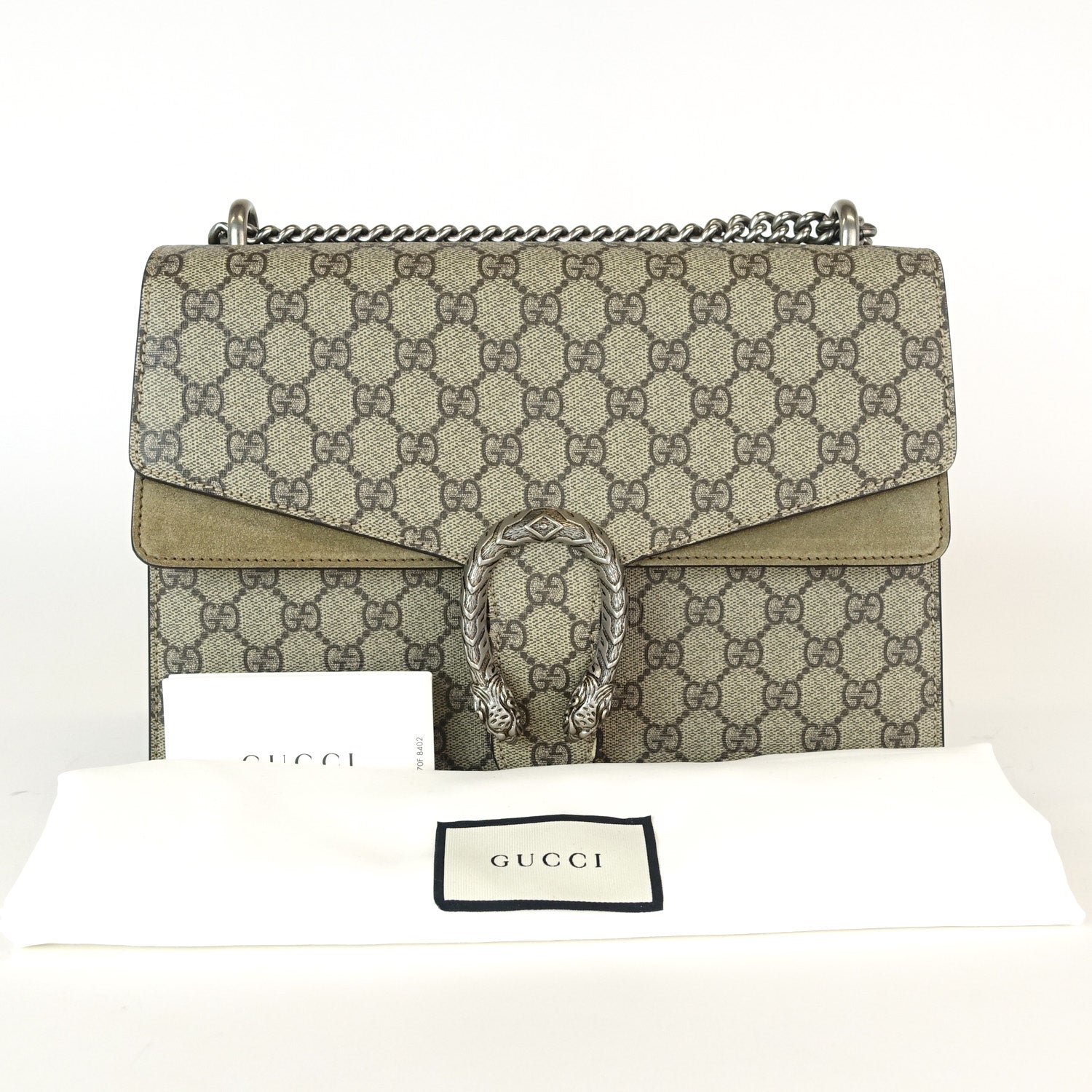 Gucci Dionysus Supreme Monogram Canvas Medium Bag