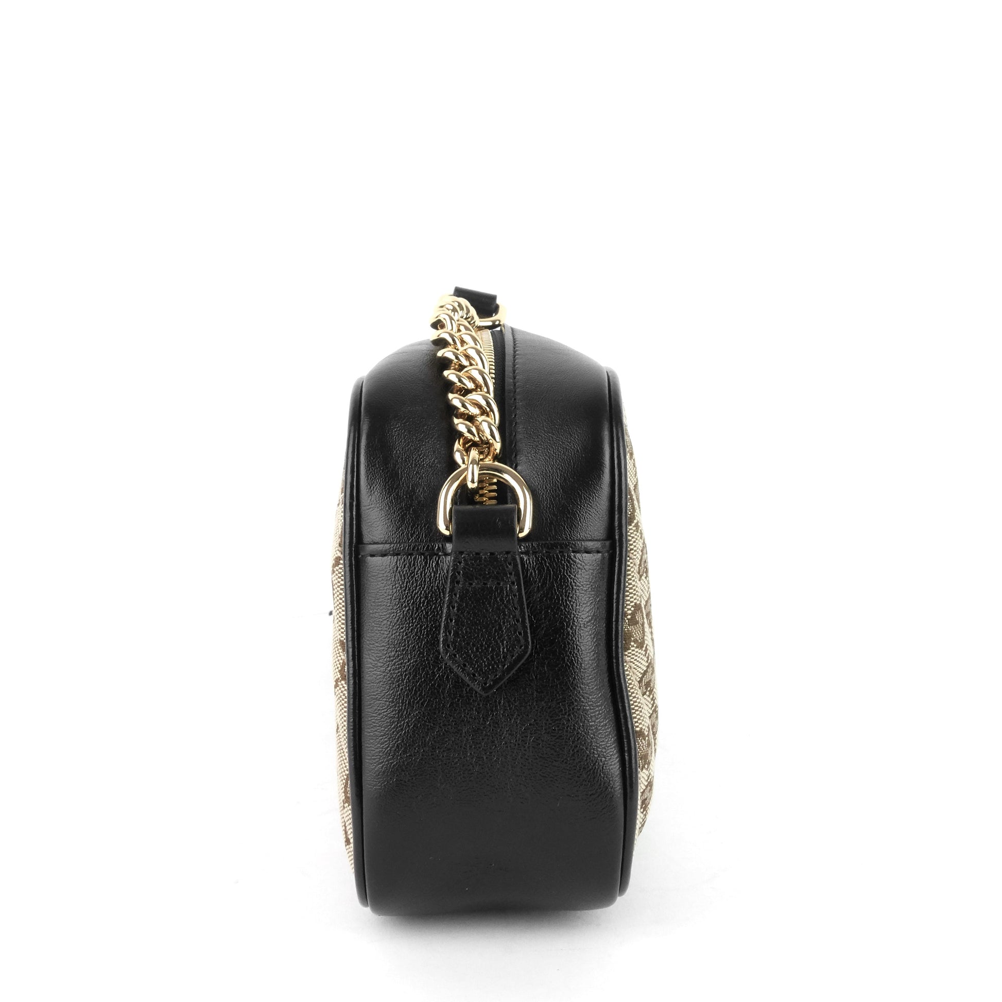 Gucci Marmont Small GG Canvas Chain Shoulder Bag