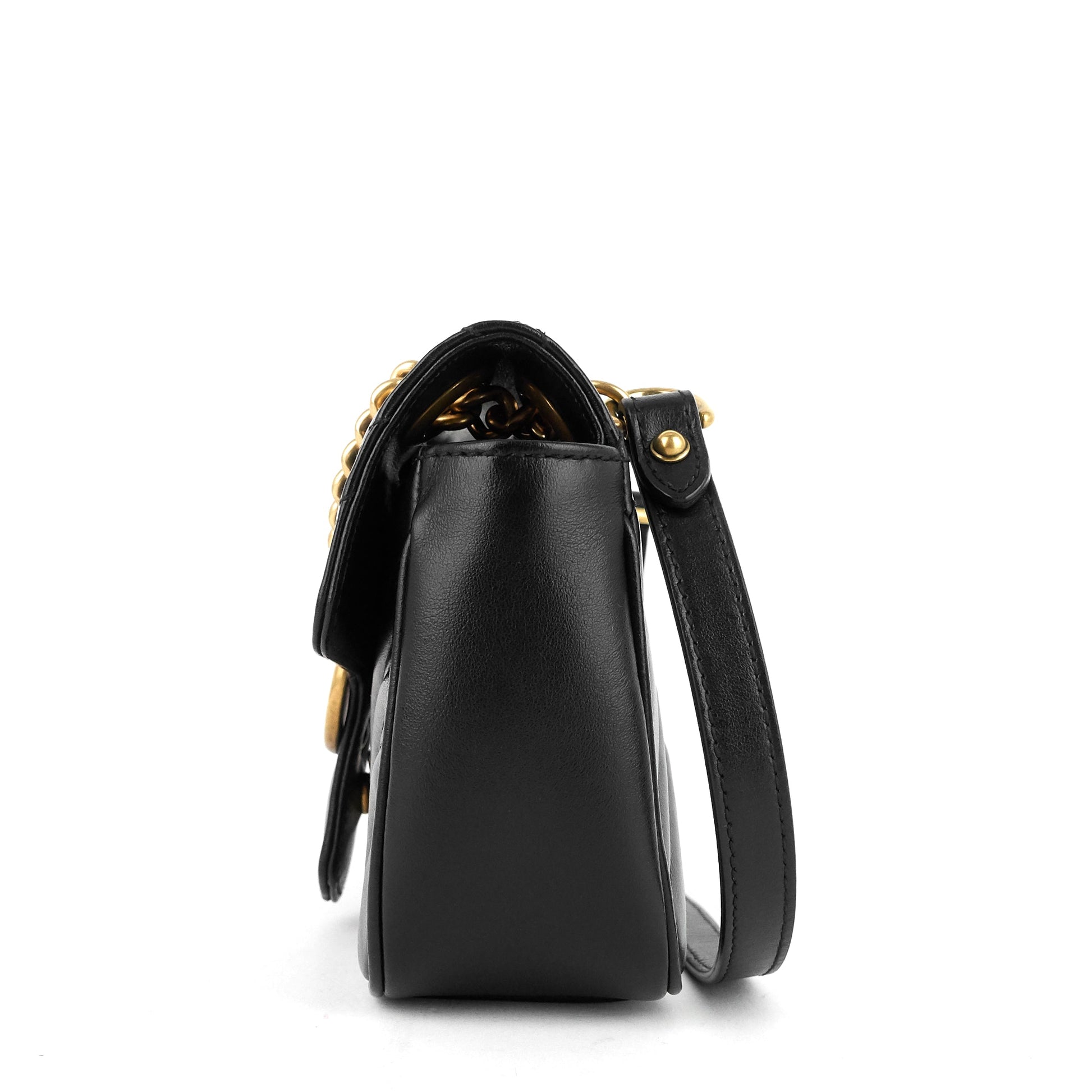 Gucci Marmont Mini Matelass? Leather Shoulder Bag