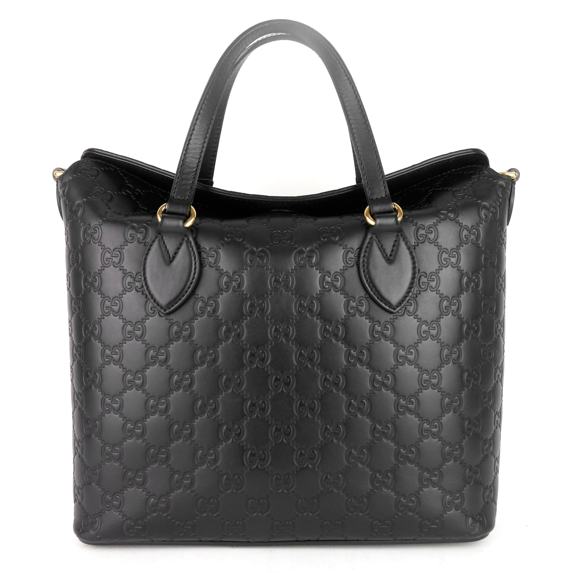 Gucci Signature Top Handle Guccissima Bag