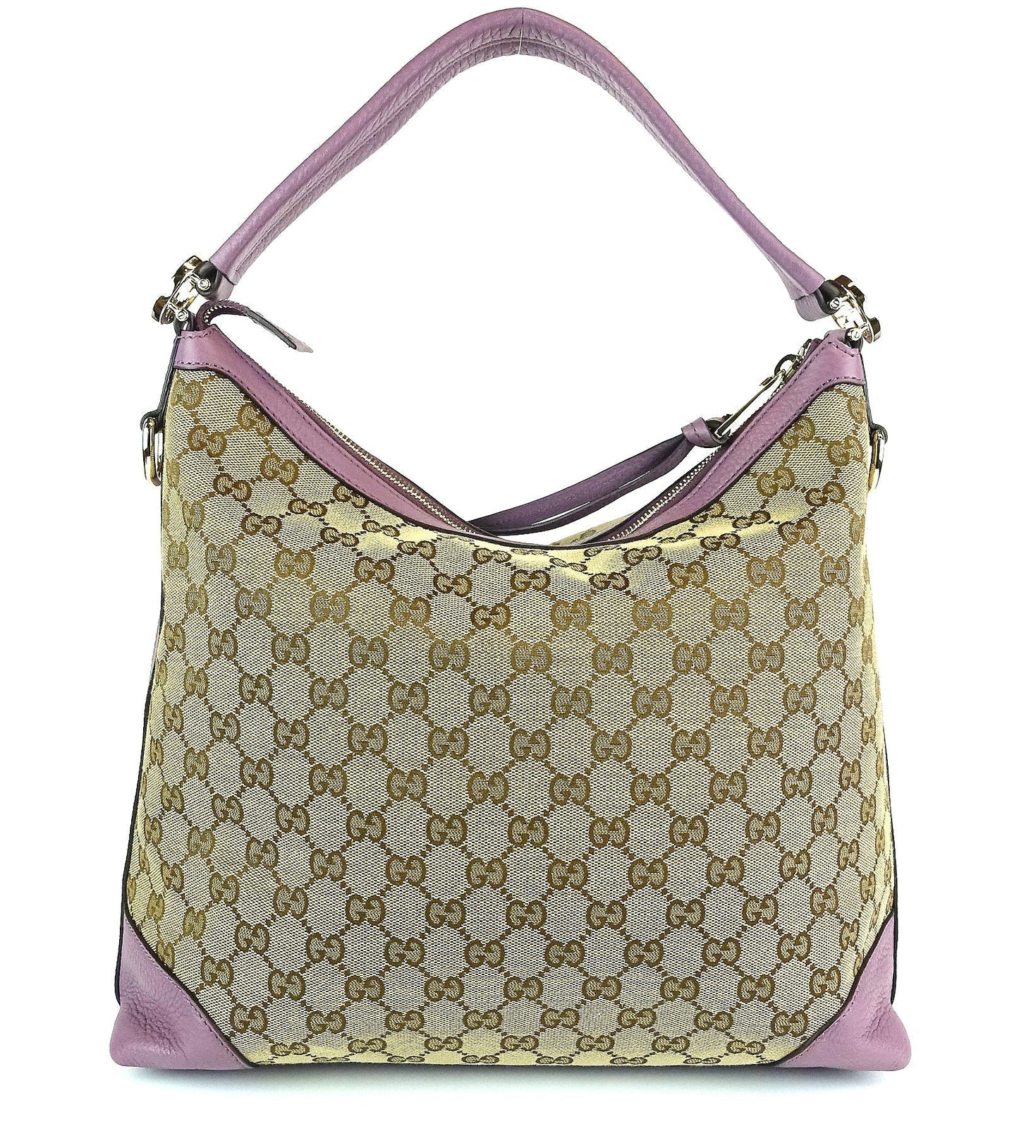 Gucci Monogram Canvas Hobo Bag