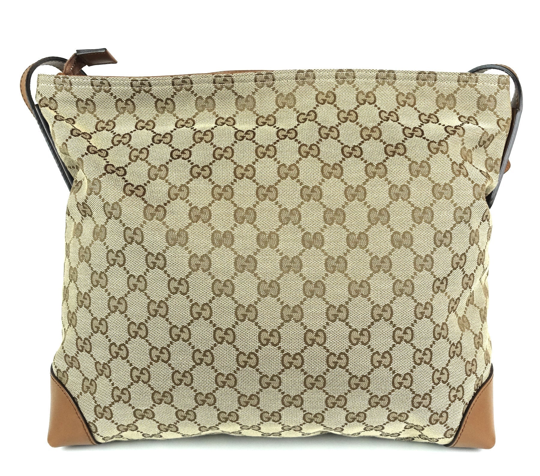 Gucci Monogram Canvas Large Messenger Bag