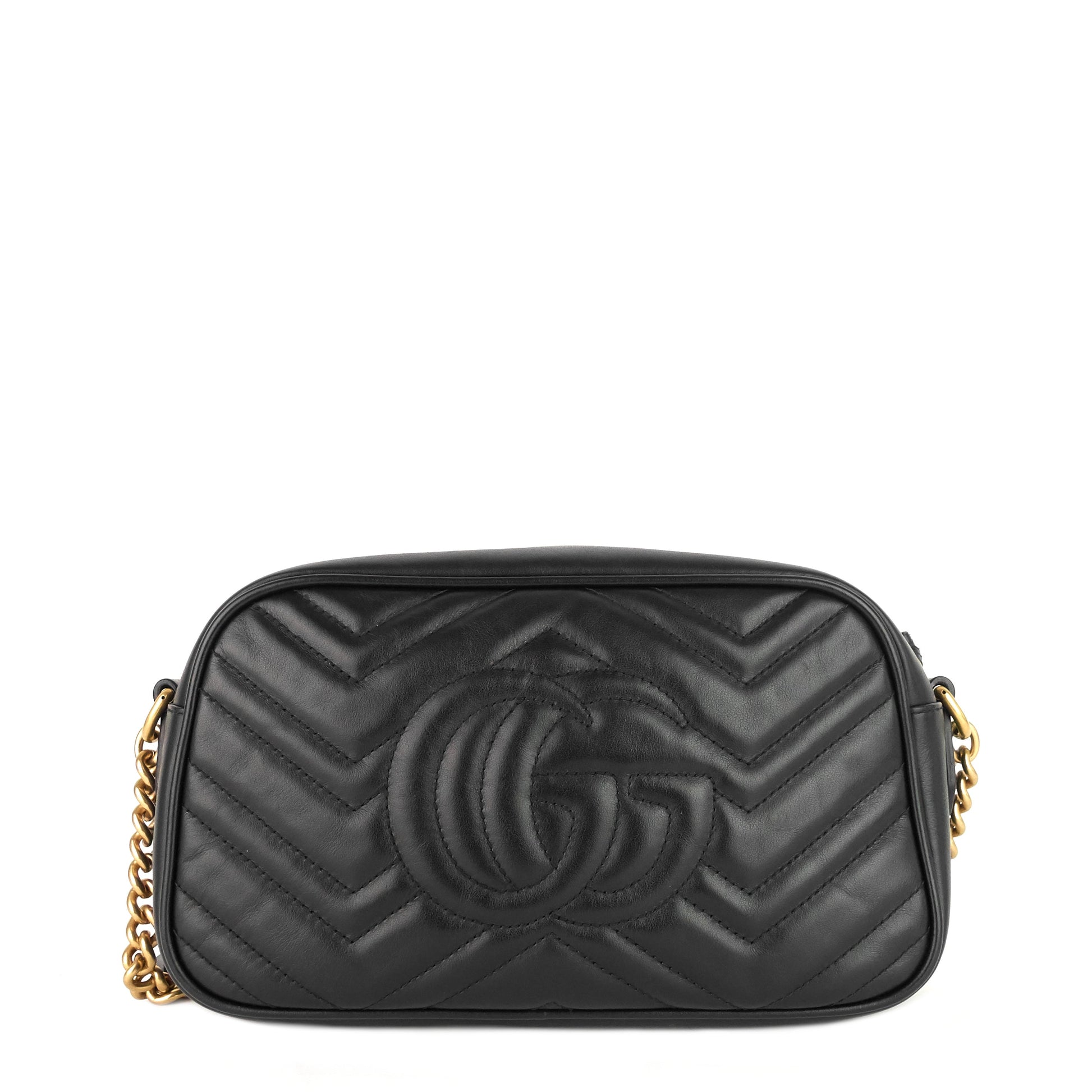 Gucci GG Marmont Small Matelass? Calfskin Shoulder Bag
