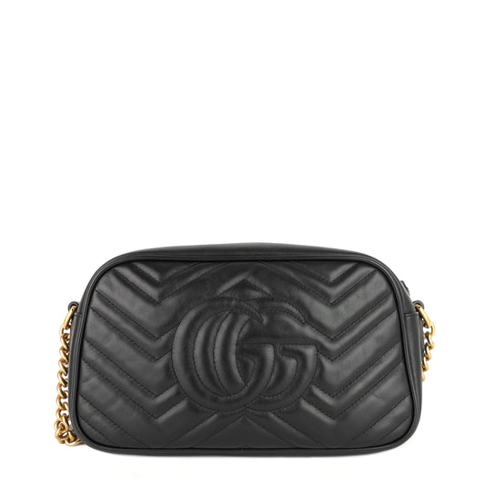 Gucci GG Marmont Small Matelass? Calfskin Shoulder Bag