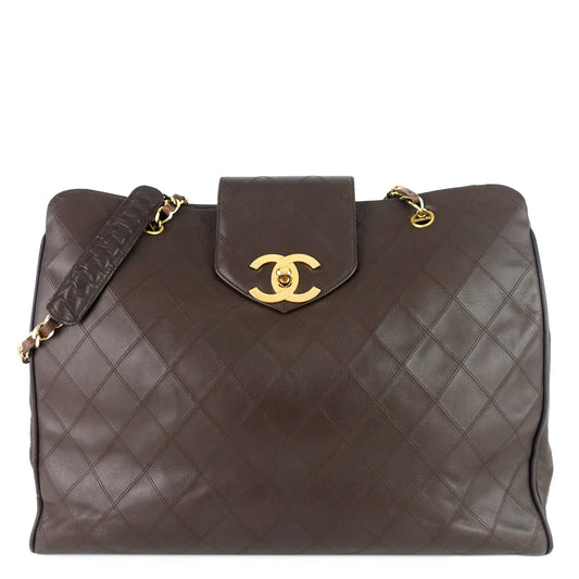 Chanel Supermodel Weekender Large Calfskin Leather Bag