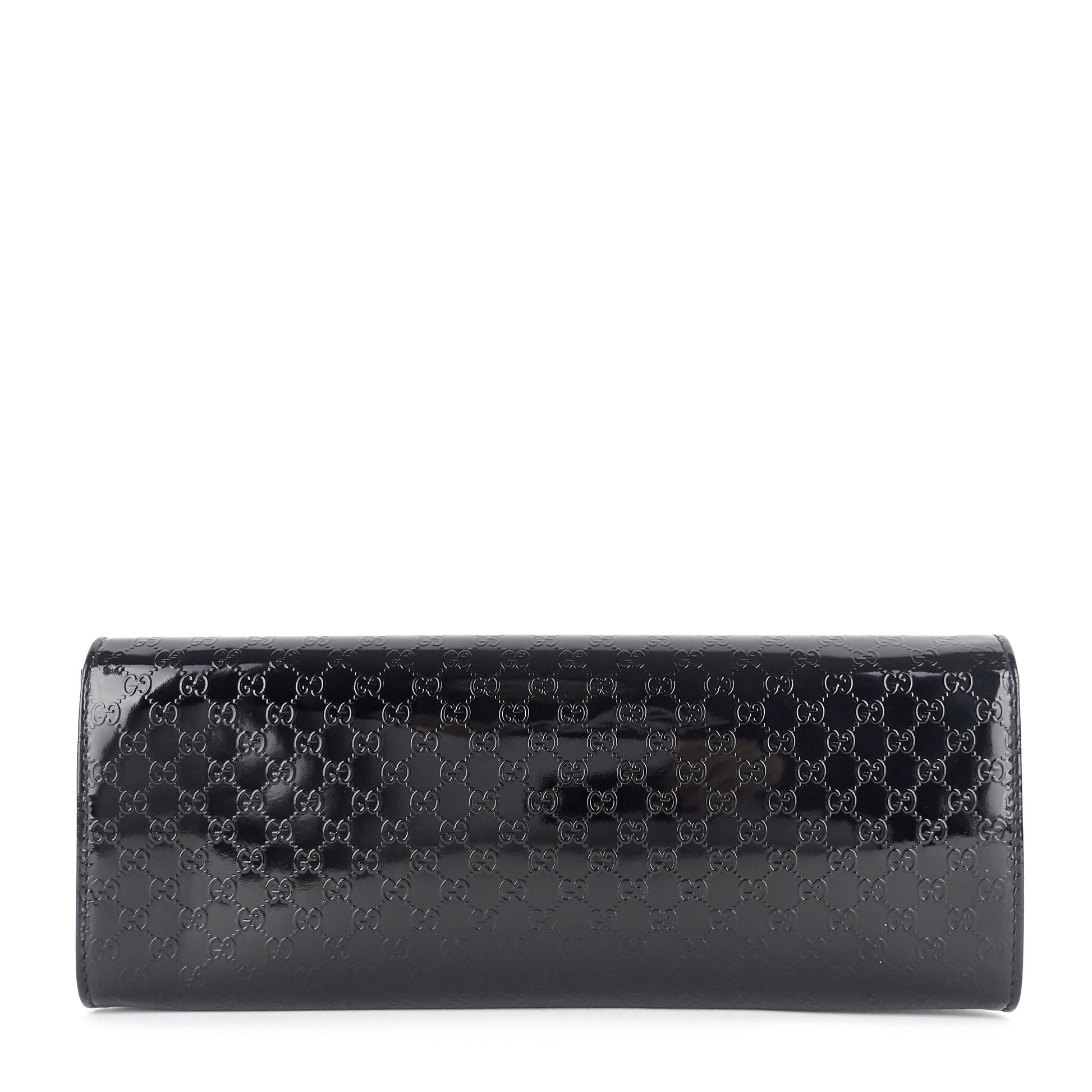 Gucci Micro-Guccissima Patent Leather Broadway Clutch Bag