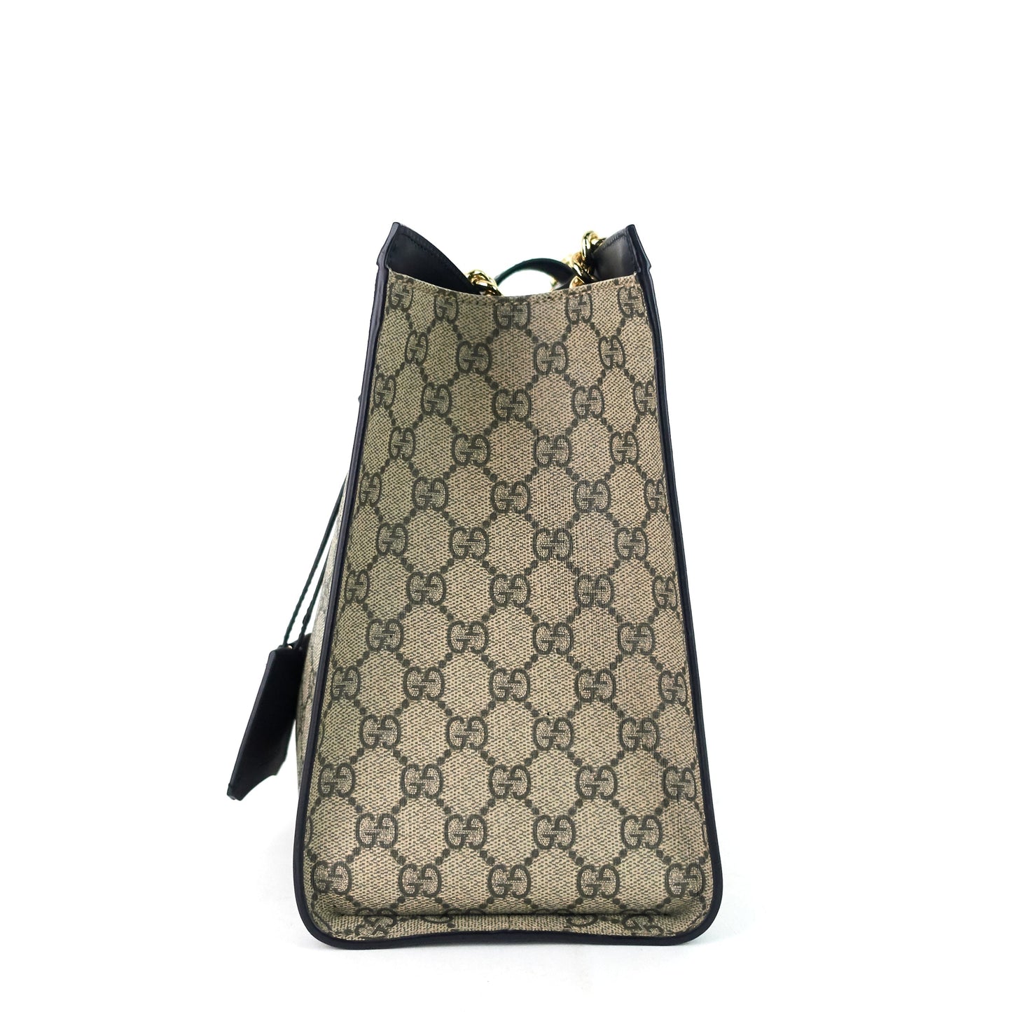 Gucci Medium Supreme GG Canvas Padlock Shoulder Bag