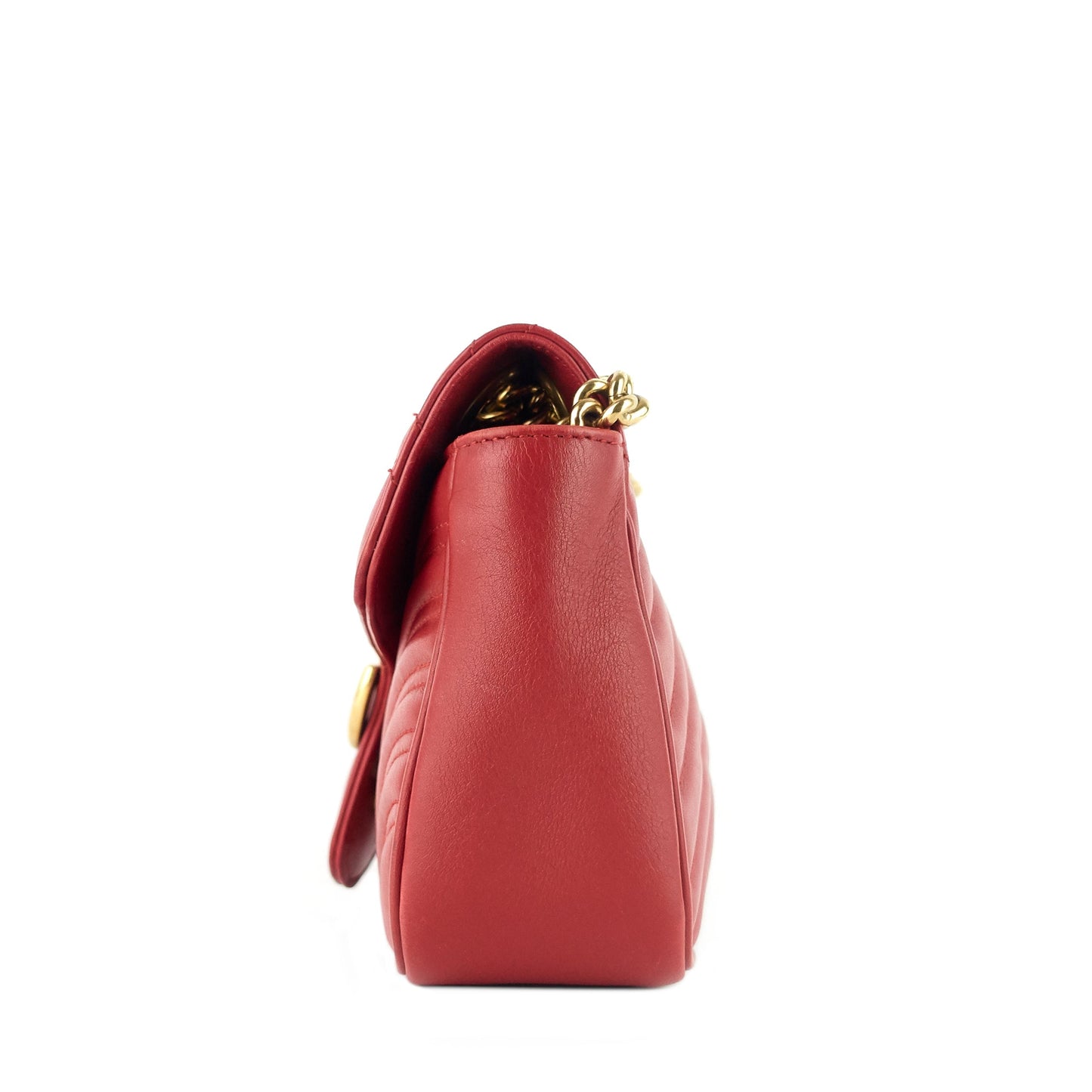 Gucci GG Marmont Small Matelass? Calfskin Leather Shoulder Bag