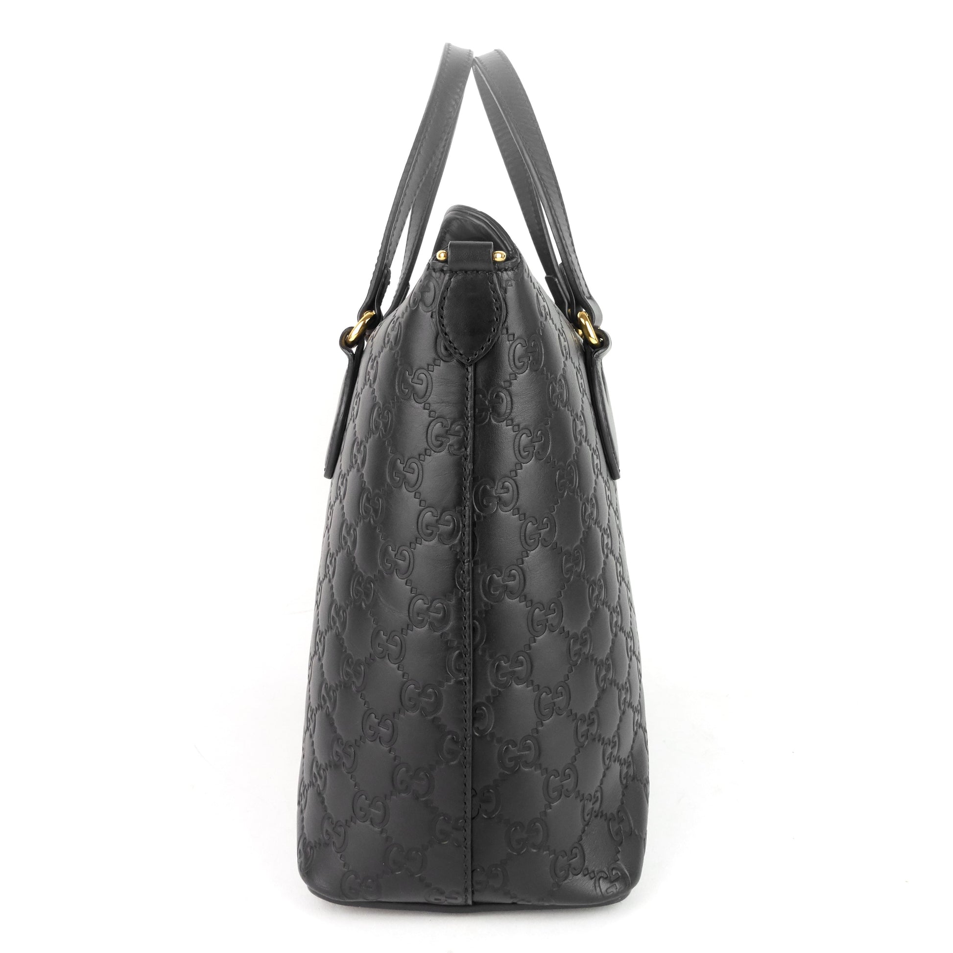 Gucci Signature Top Handle Guccissima Bag