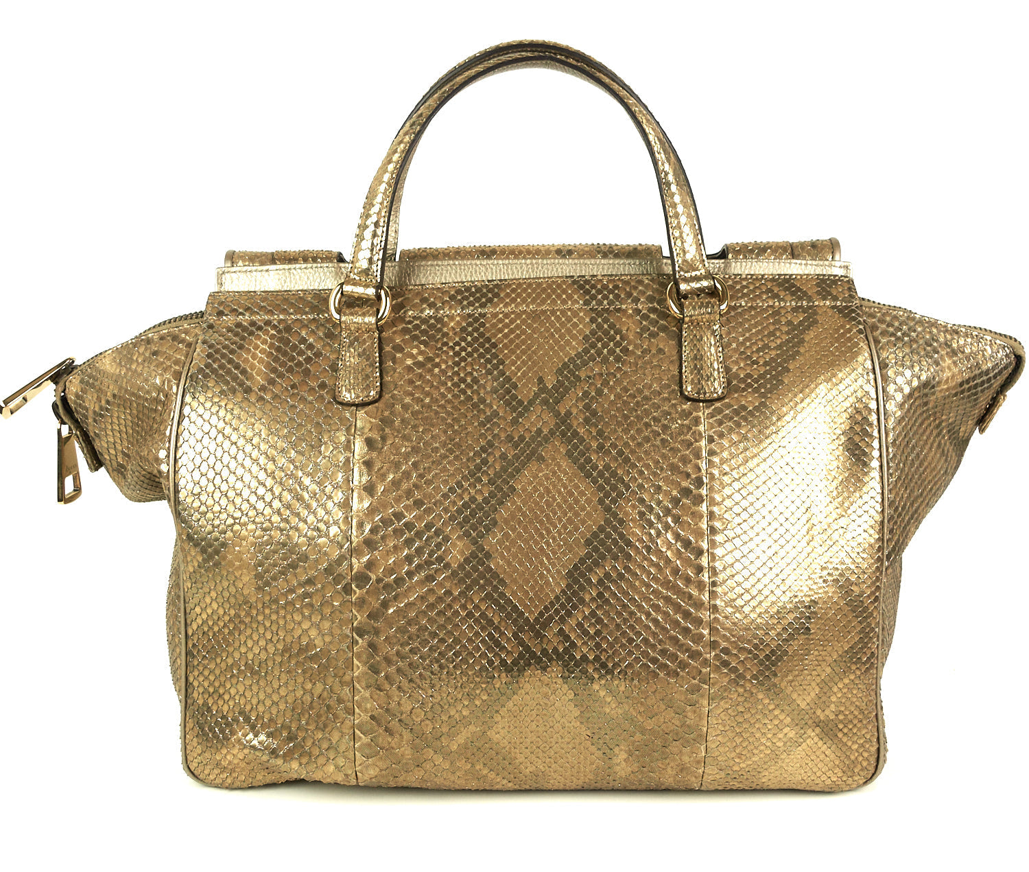 Gucci 1973 Python Skin Medium Bag