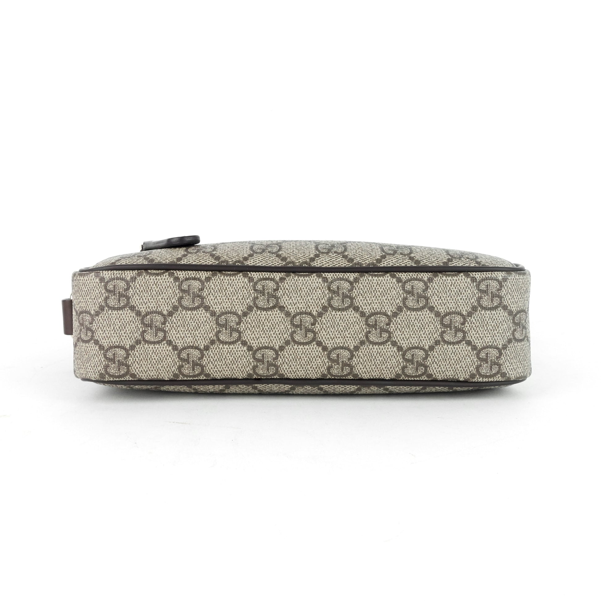 Gucci Front Zip GG Supreme Canvas Camera Bag