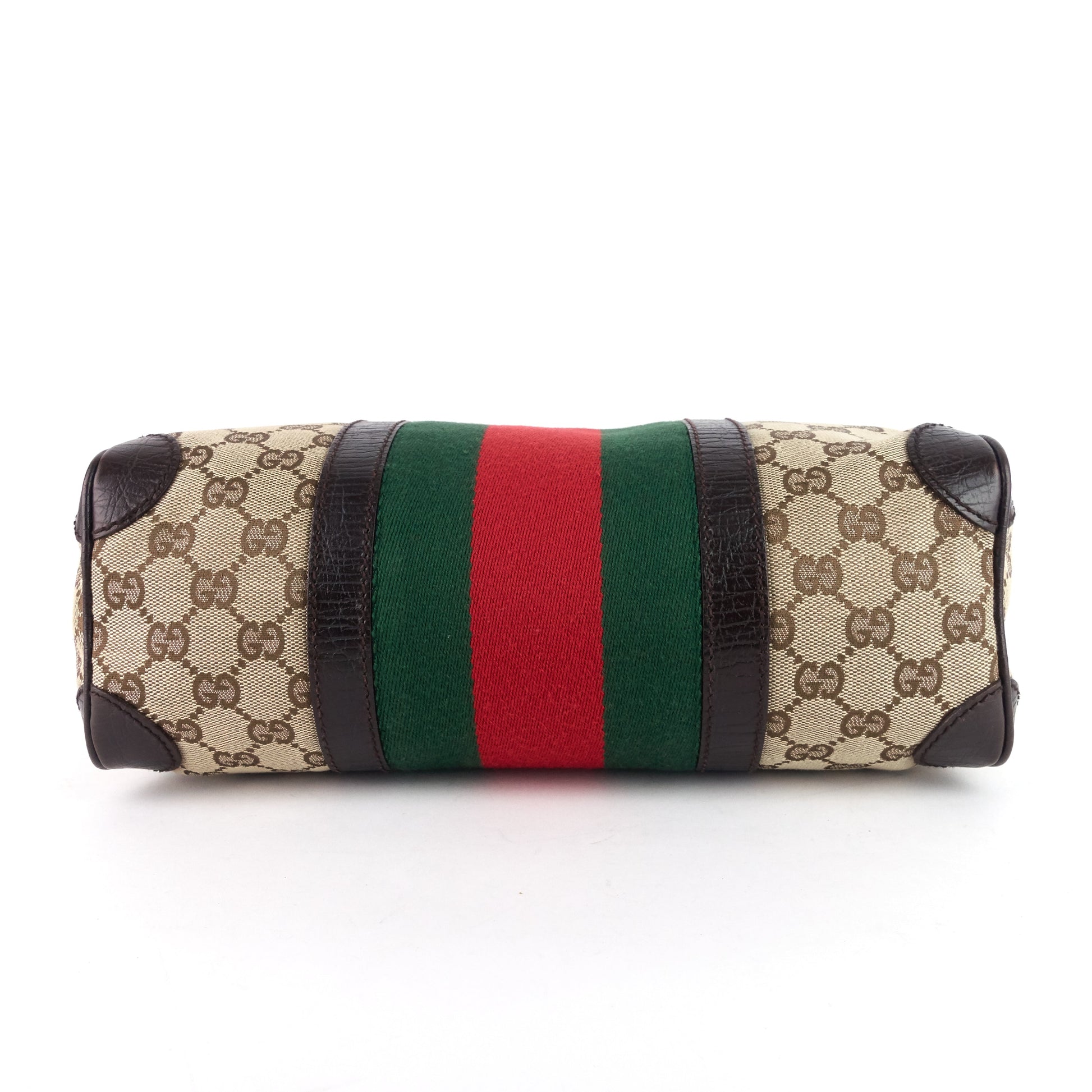 Gucci Small GG Canvas Boston Bag