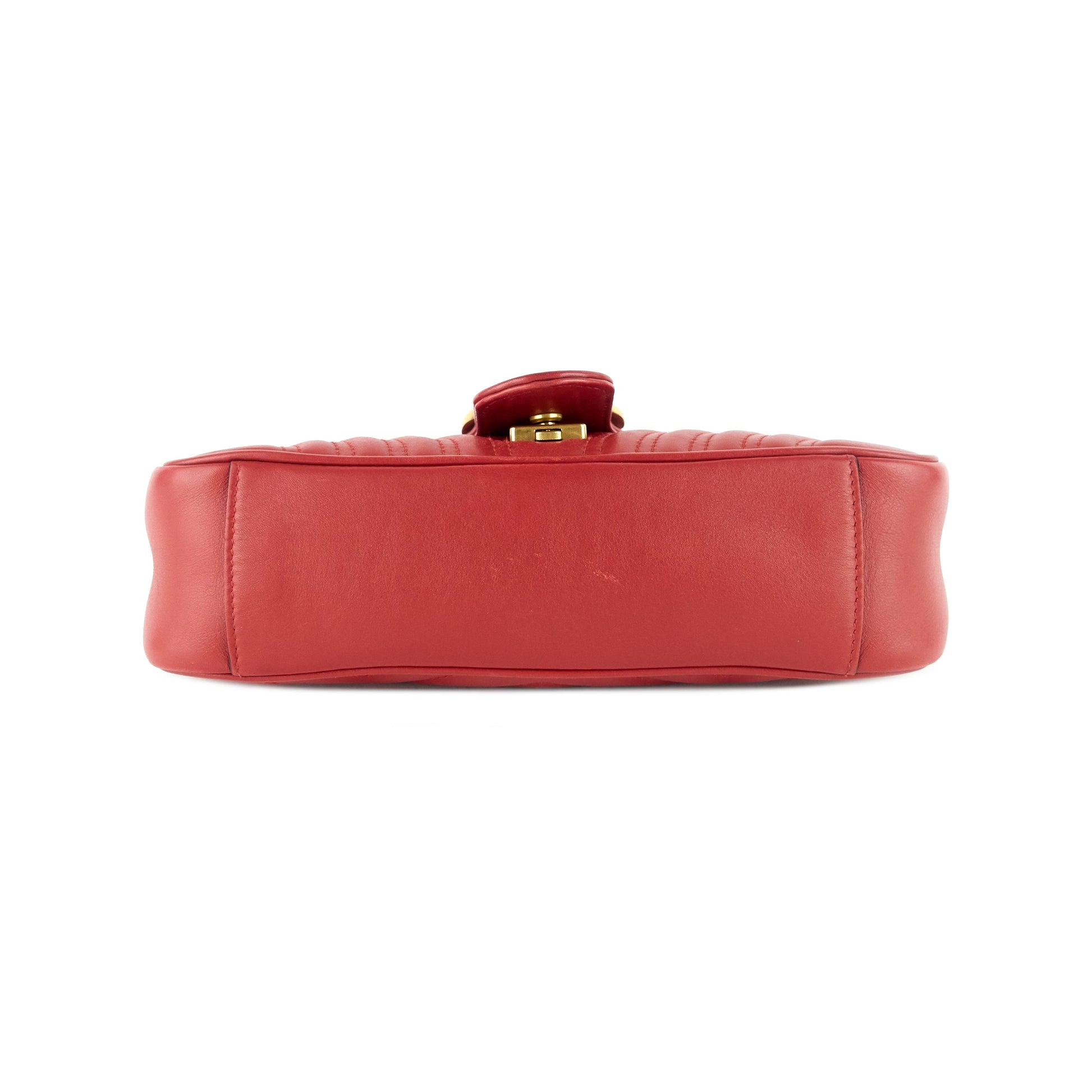 Gucci GG Marmont Small Matelass? Calfskin Leather Shoulder Bag