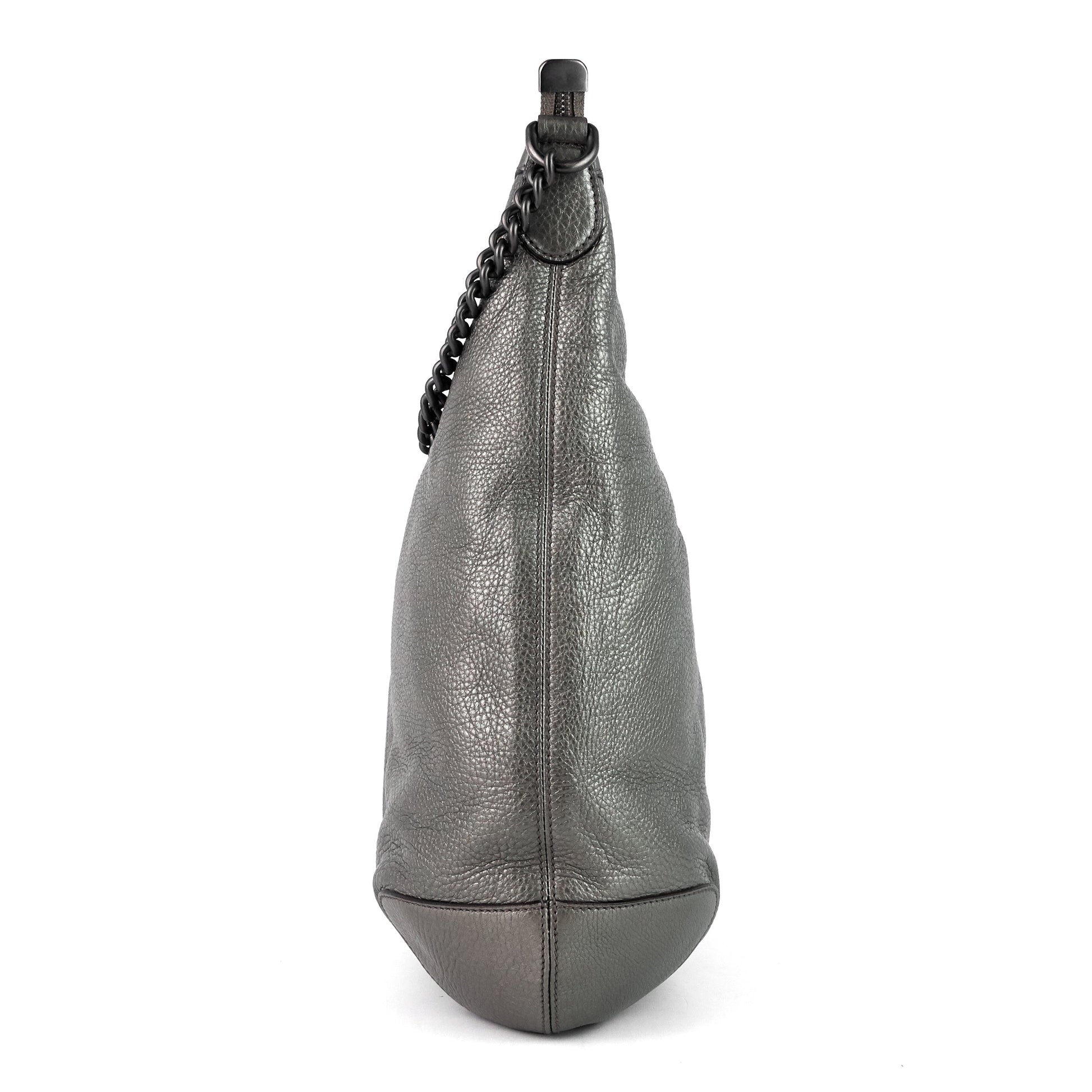 Gucci Soho Chain Pebbled Calf Leather Hobo Bag