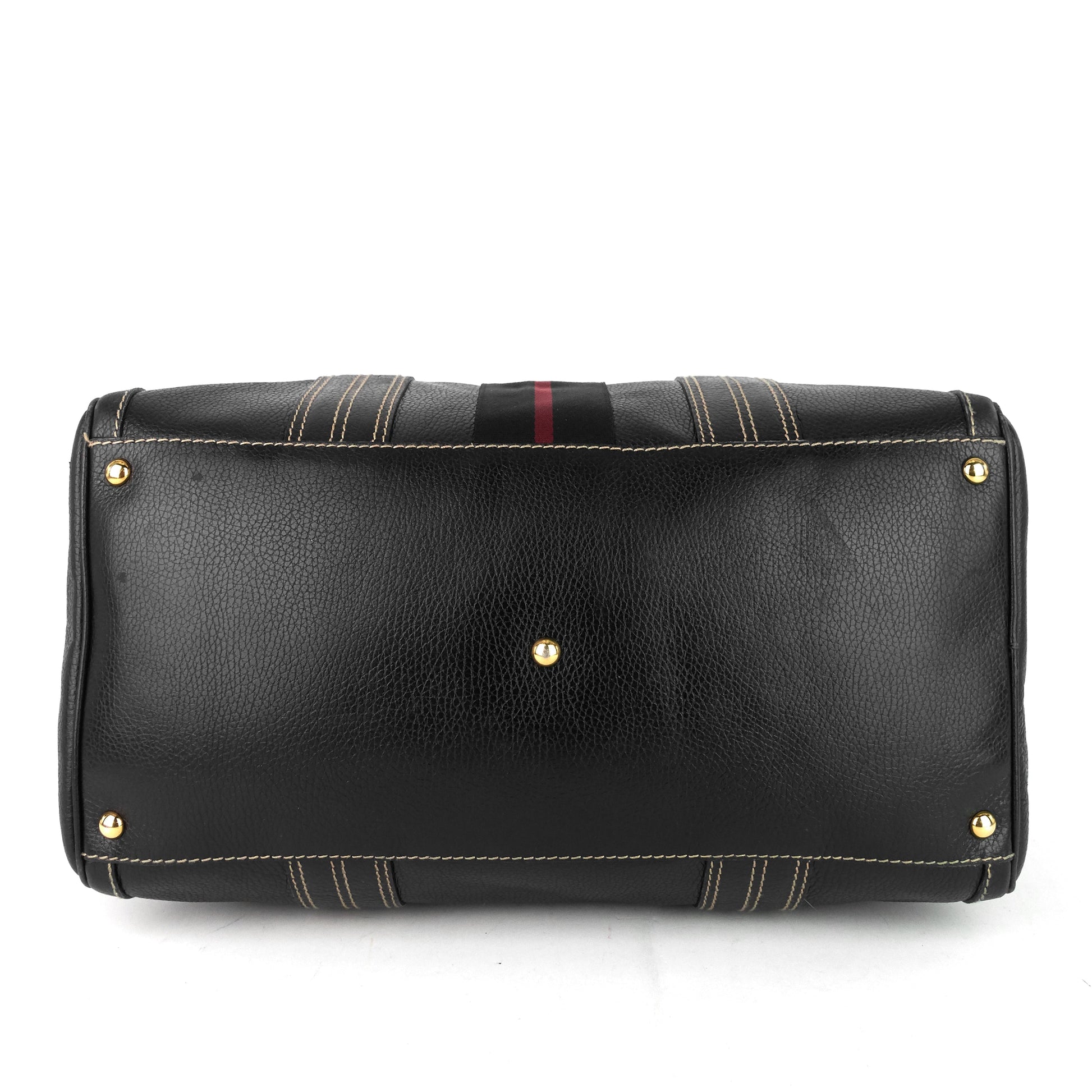 Gucci Aviatrix Large Leather Boston Bag