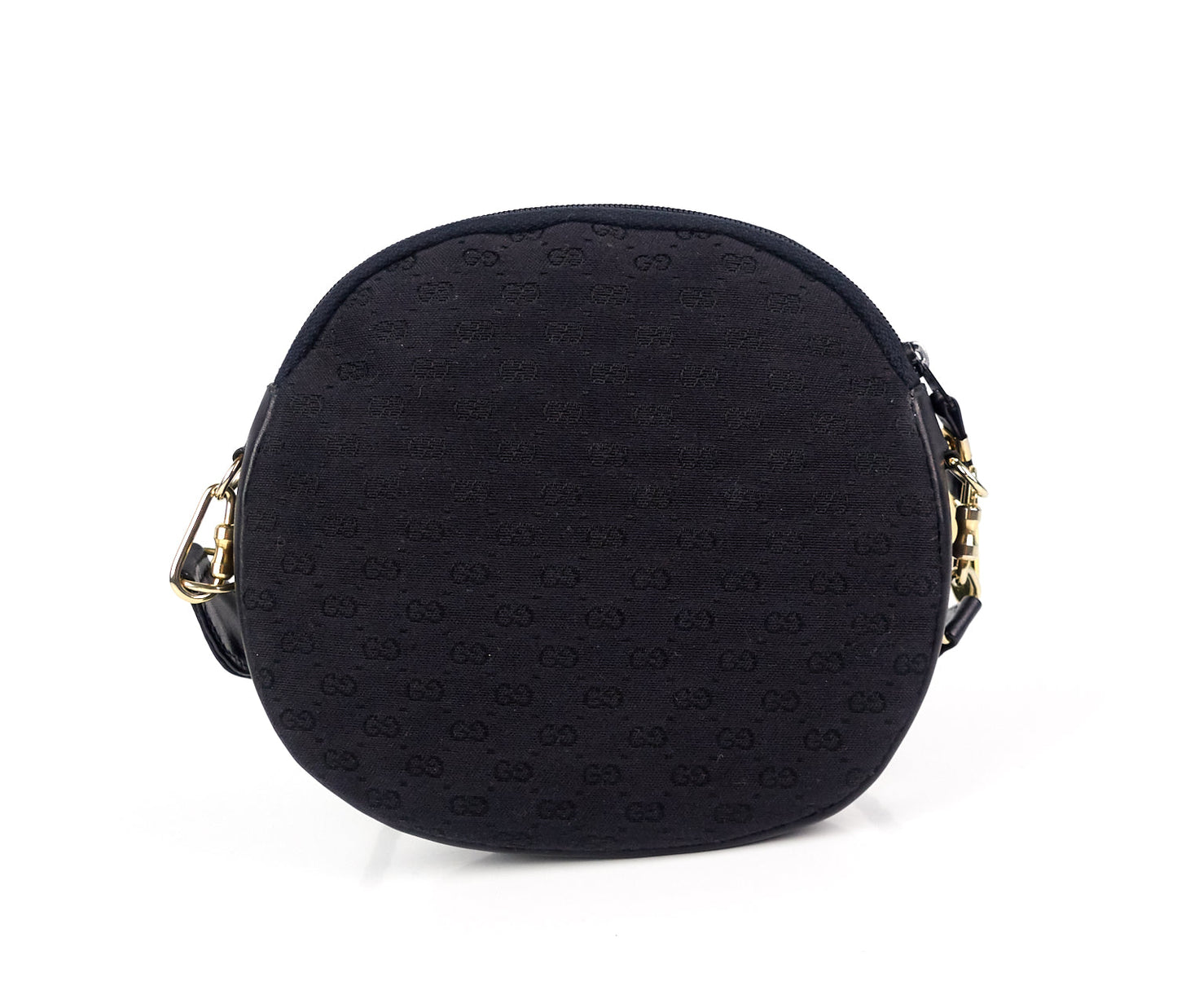 Gucci Monogram Canvas and Leather Bag