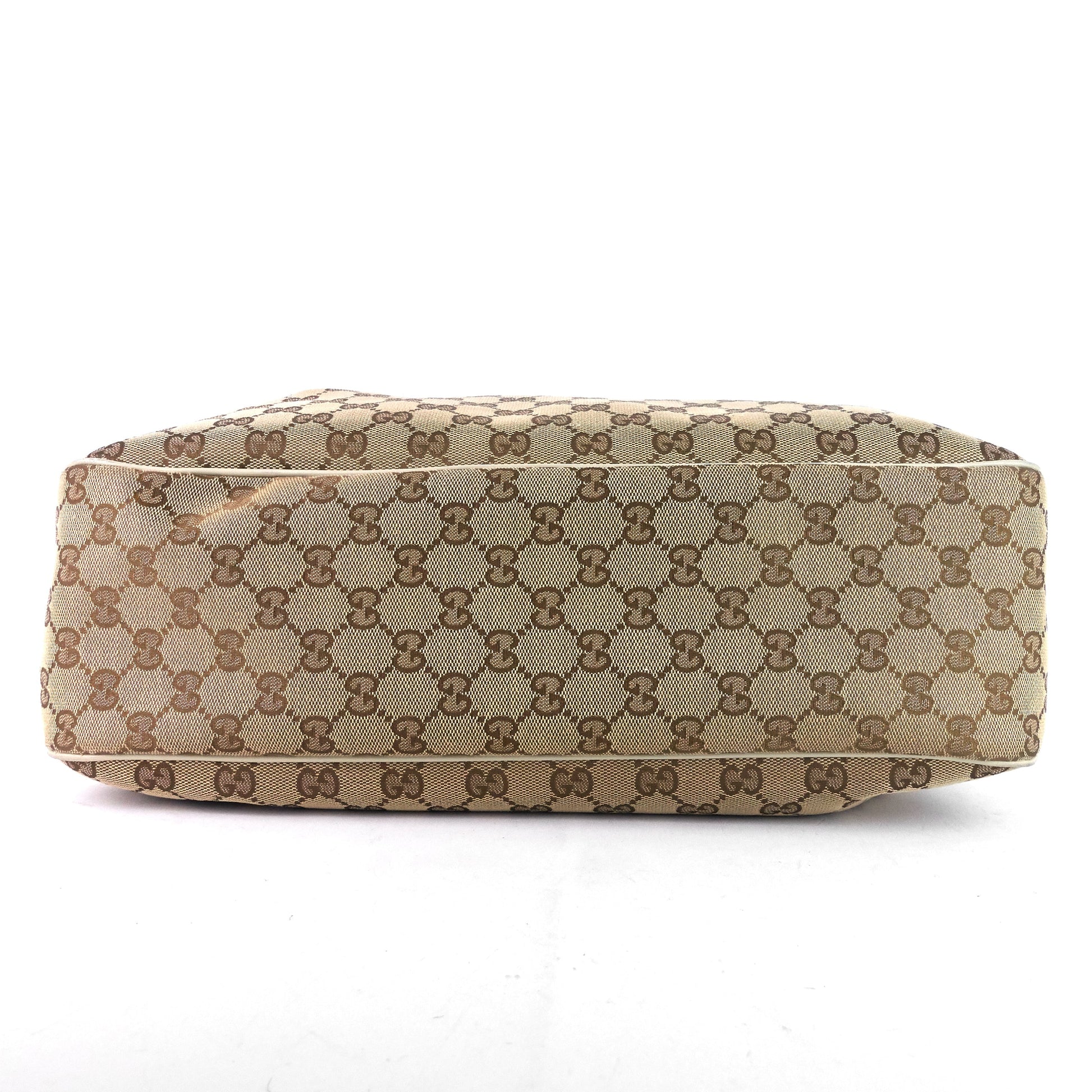Gucci Sukey GG Canvas Zipped Pocket Tote Bag