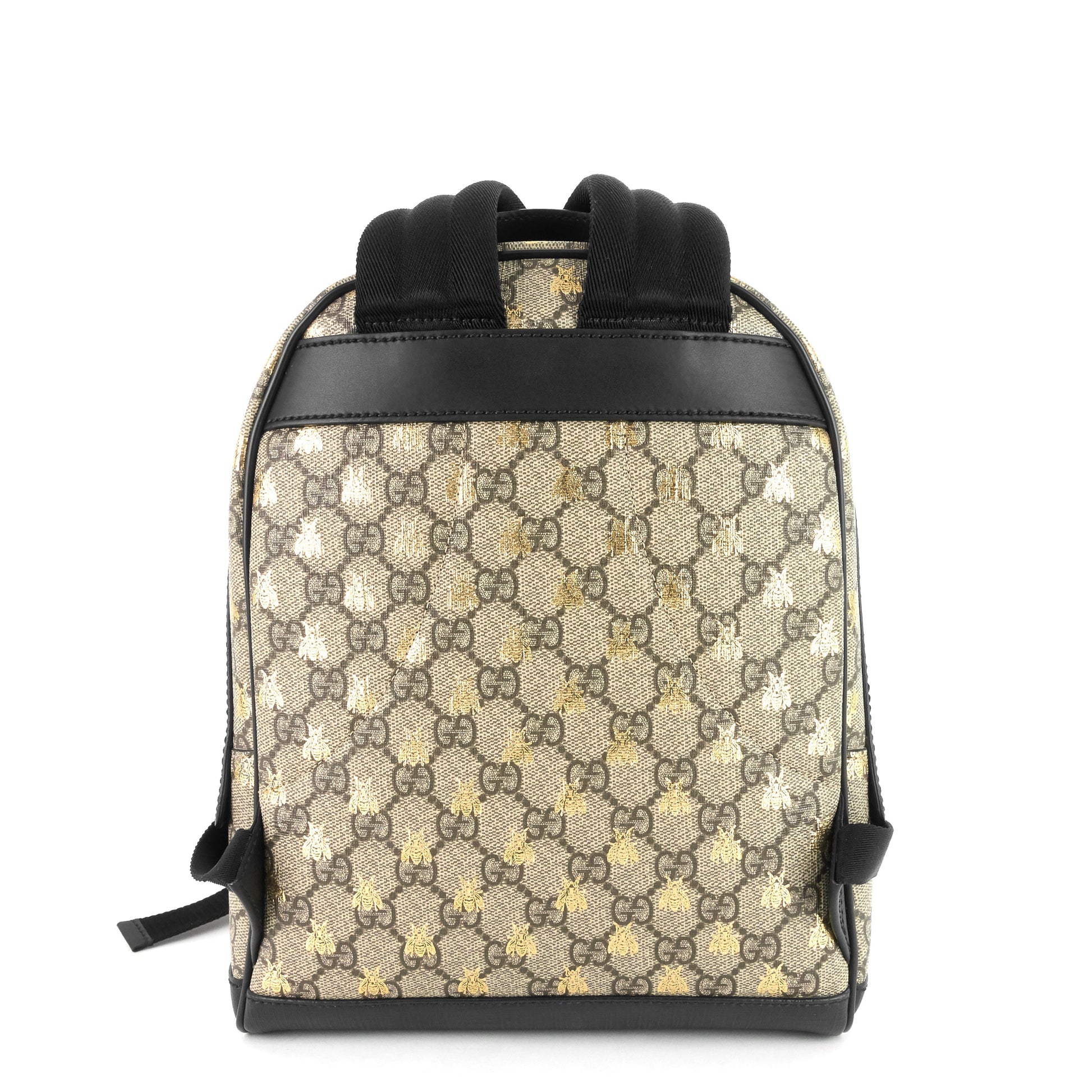 Gucci Bees Small GG Supreme Canvas Backpack